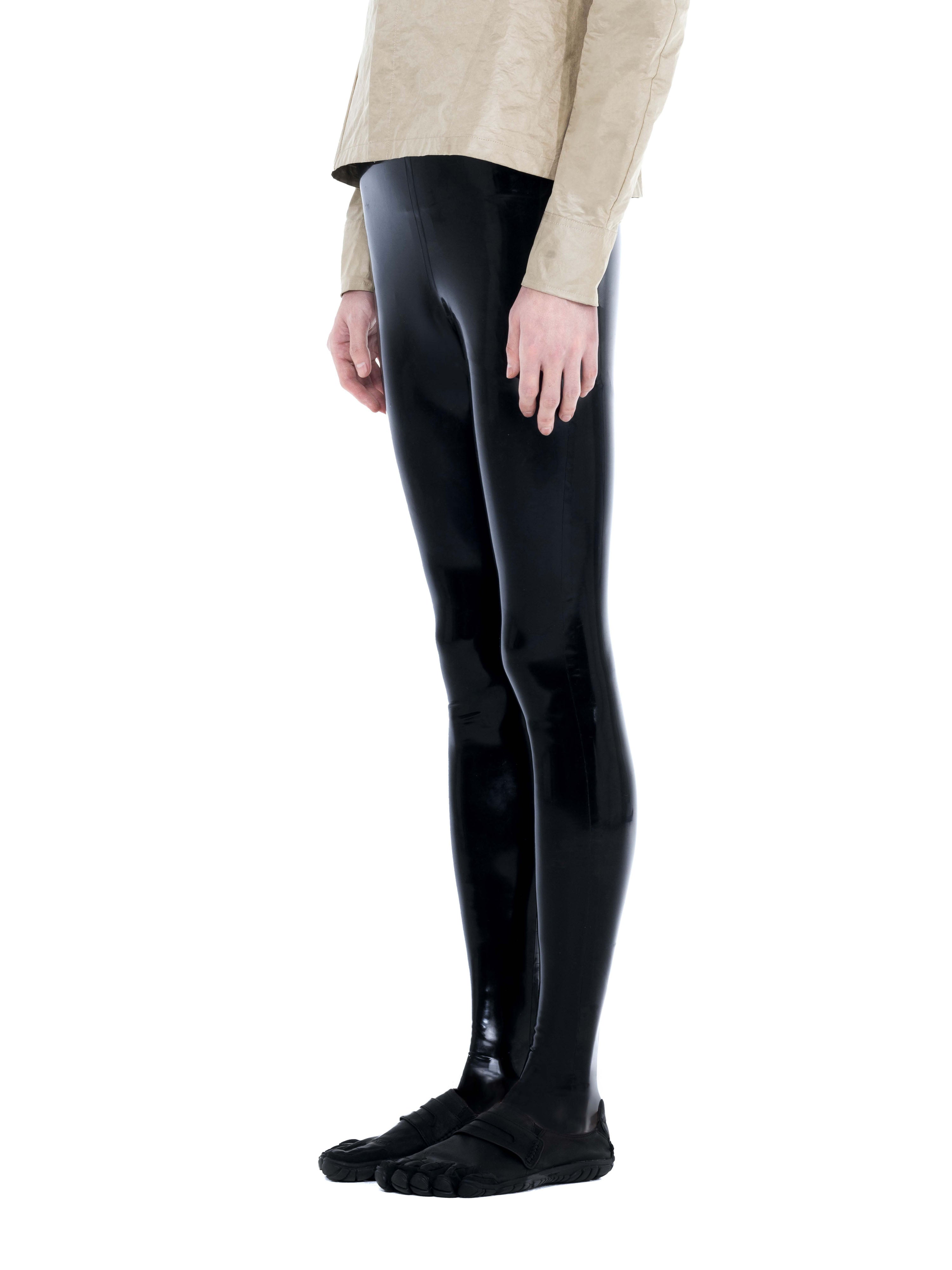 Essential latex tights - black