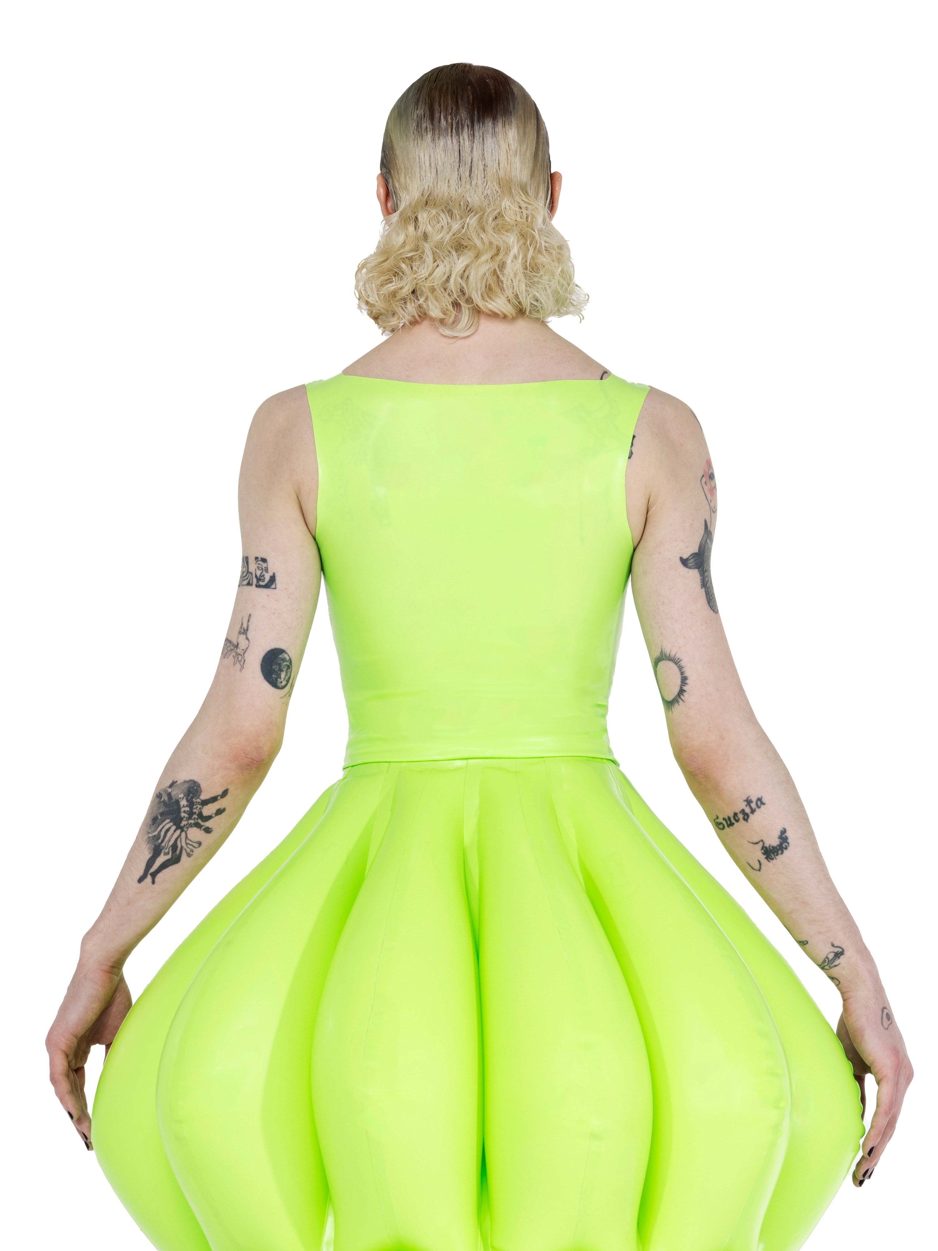 Essential latex tank - lime