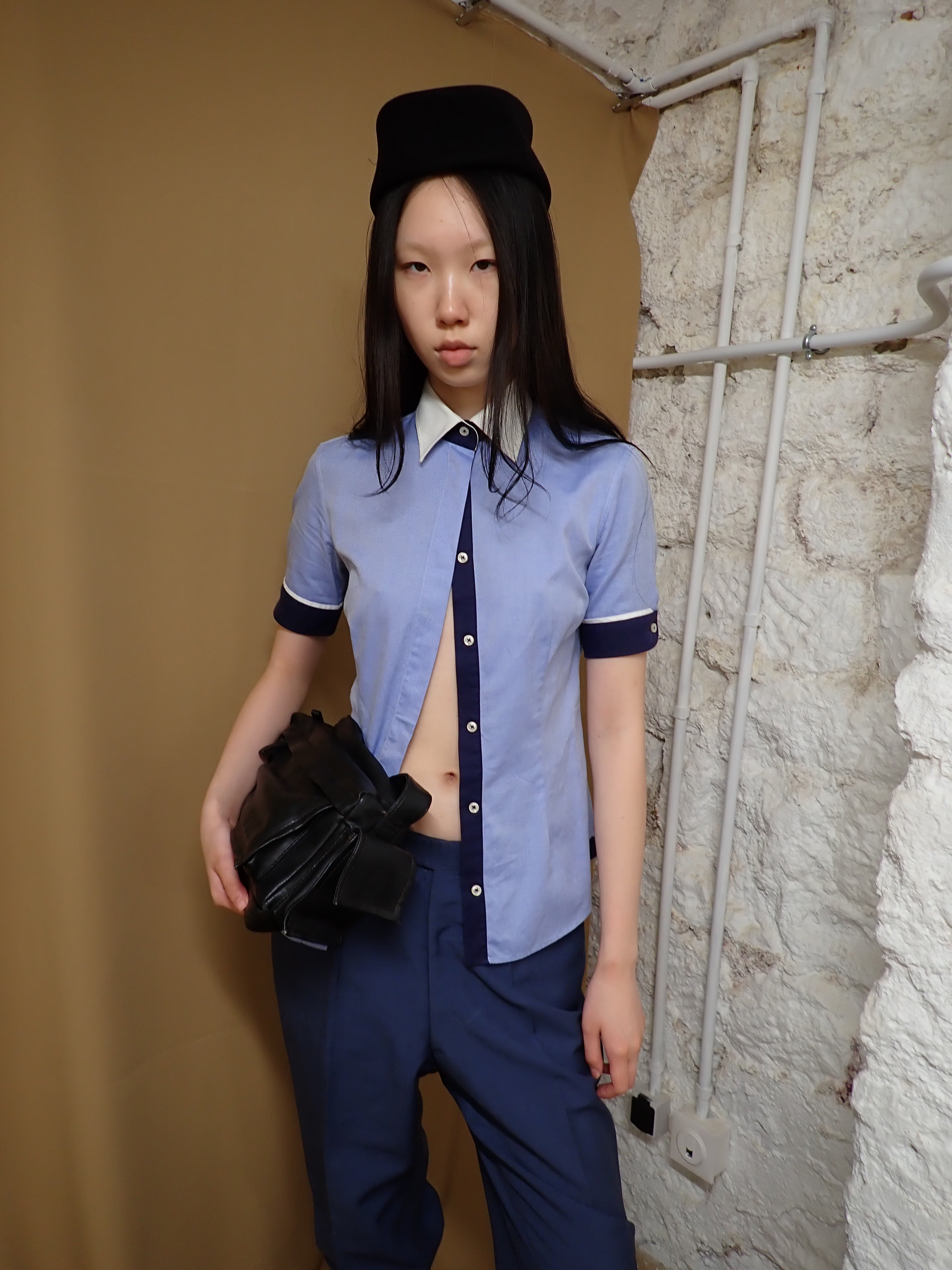 Light blue shirt