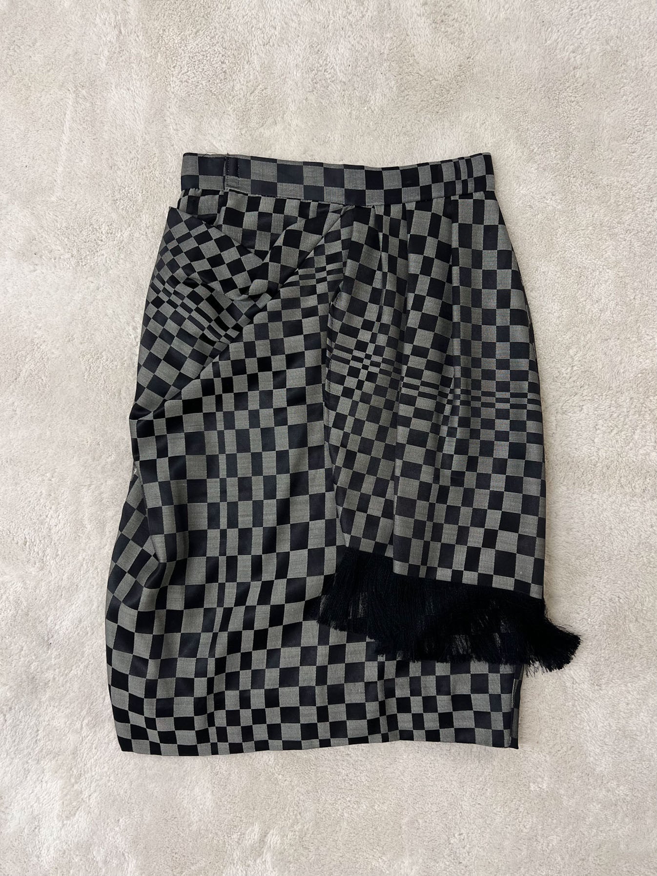 Checkered skirt