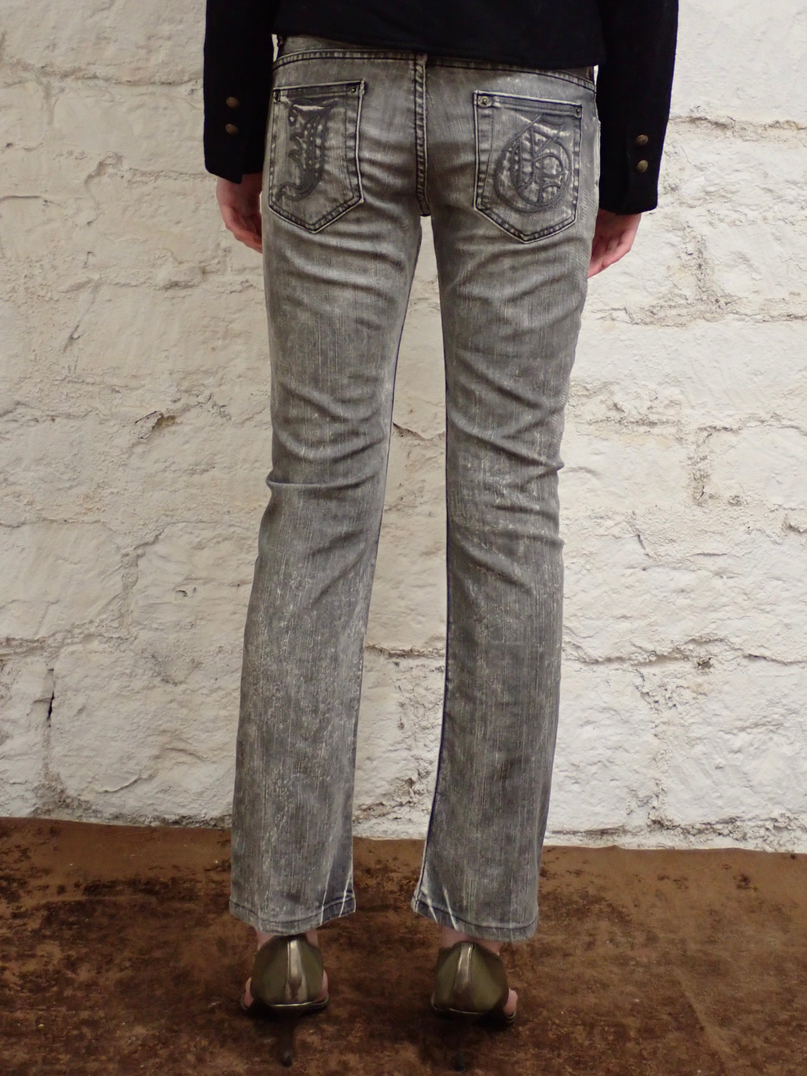 John galliano cigarette jeans