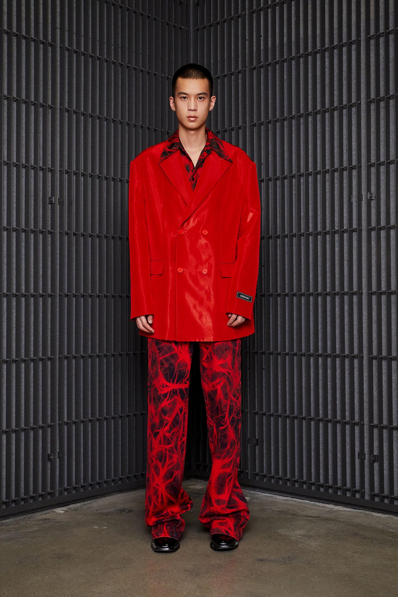Two-in-one triacetate blazer