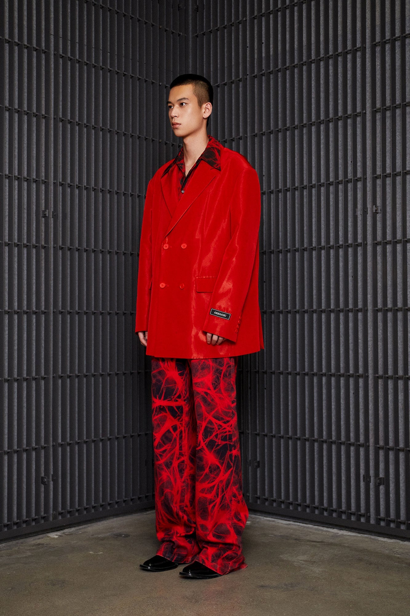 Two-in-one triacetate blazer