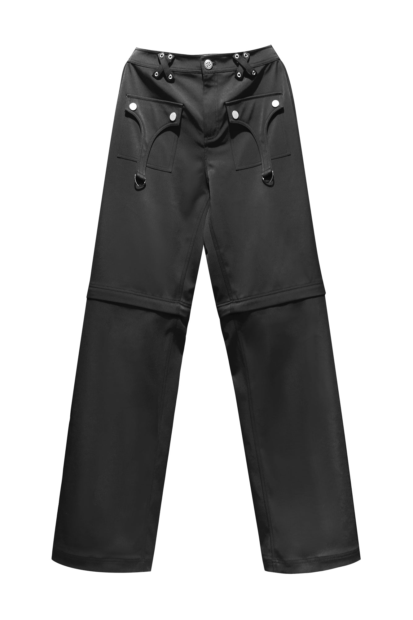 Metal ring decorative overalls
