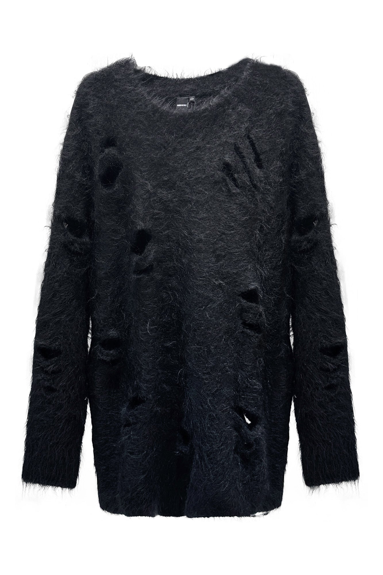 Broken pullover sweater