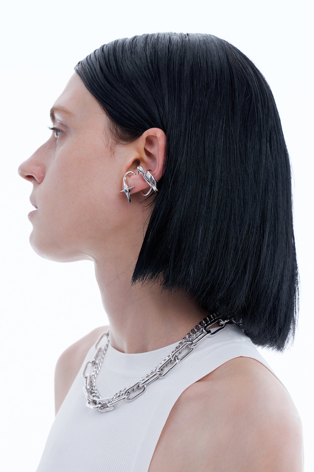 Four stars entangled earrings