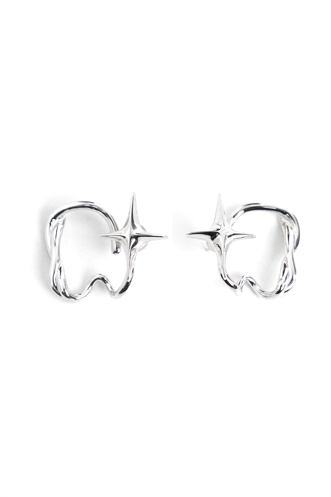Four stars entangled earrings