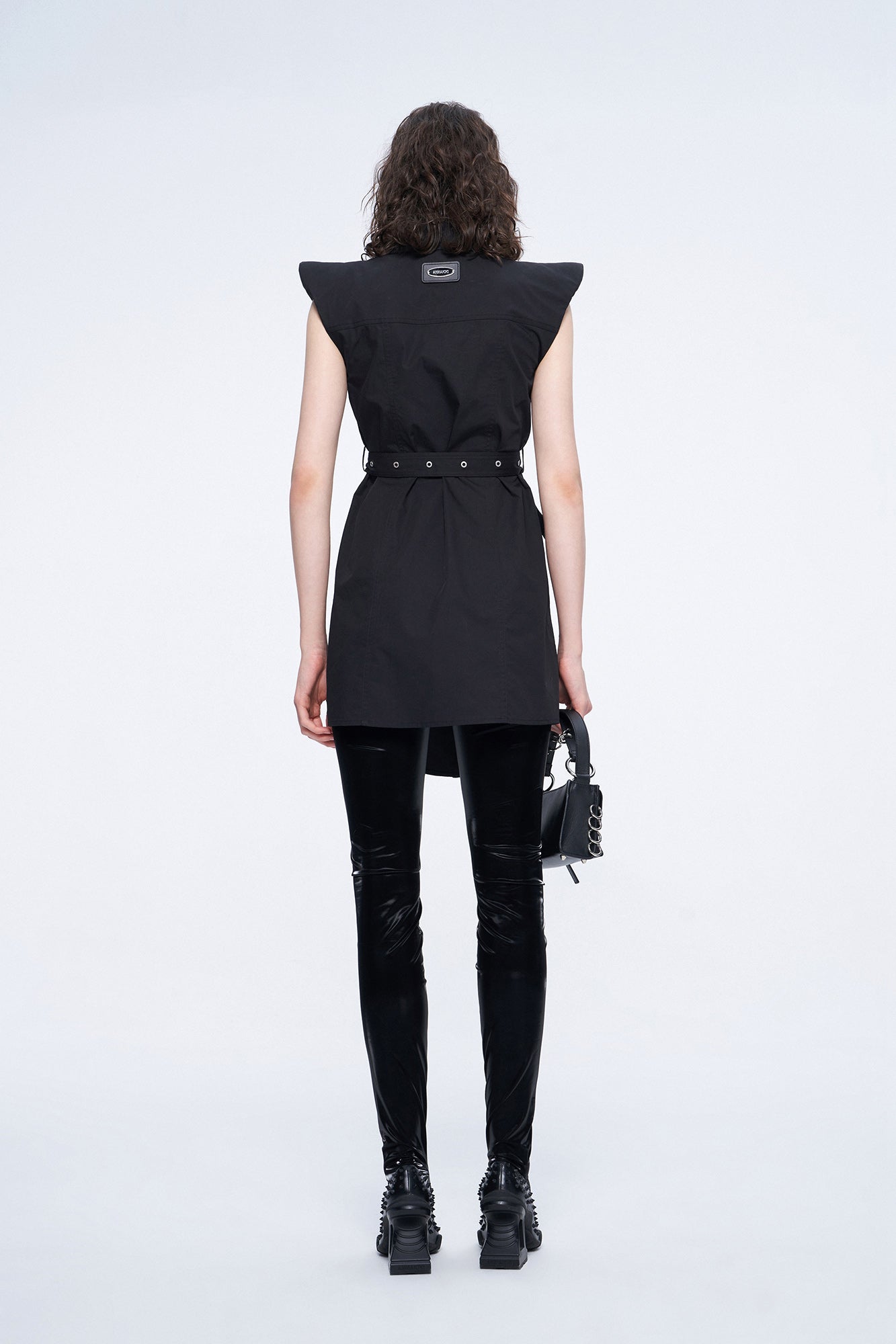 Three-dimensional sleeve shirt dress