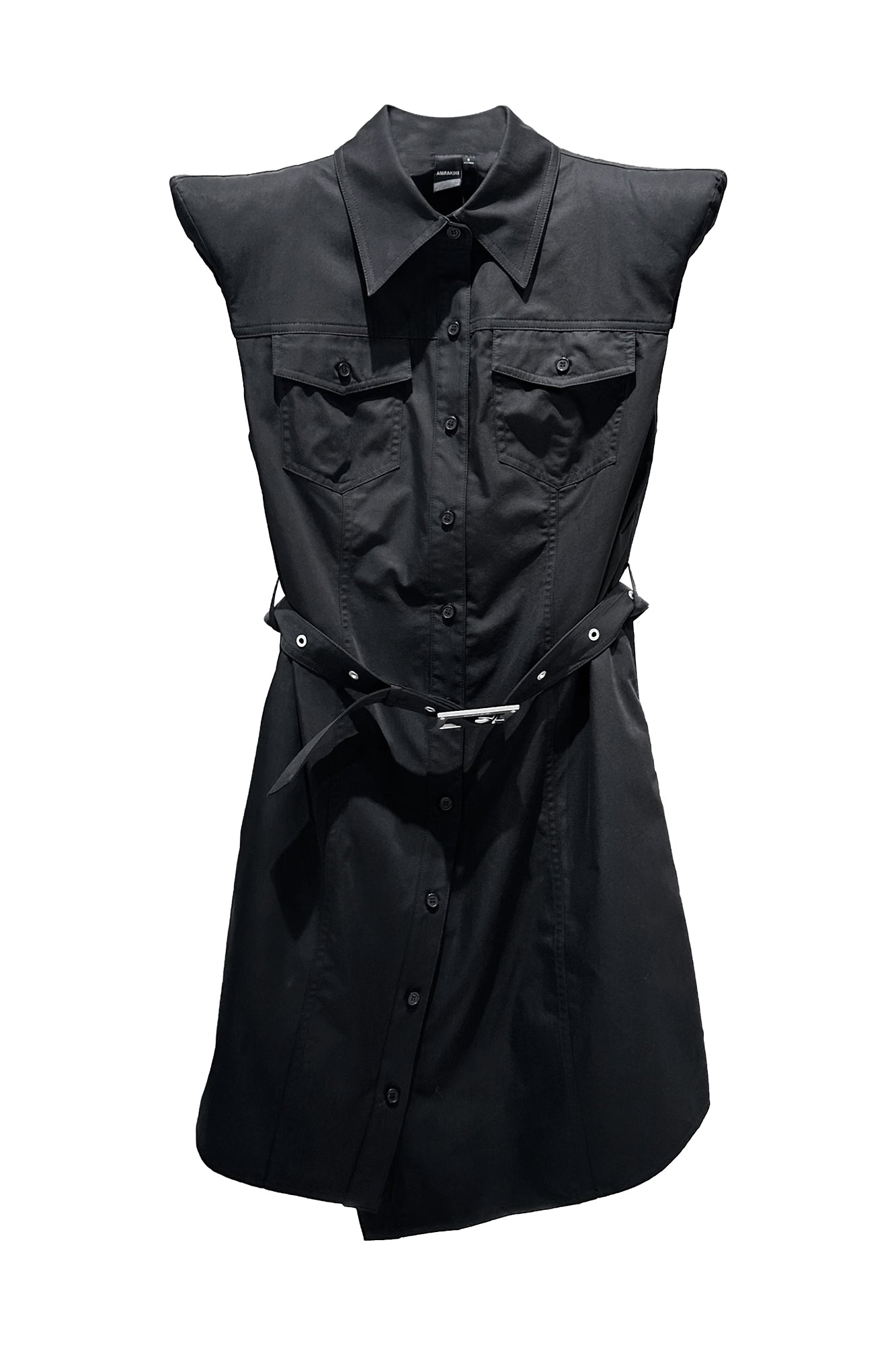 Three-dimensional sleeve shirt dress