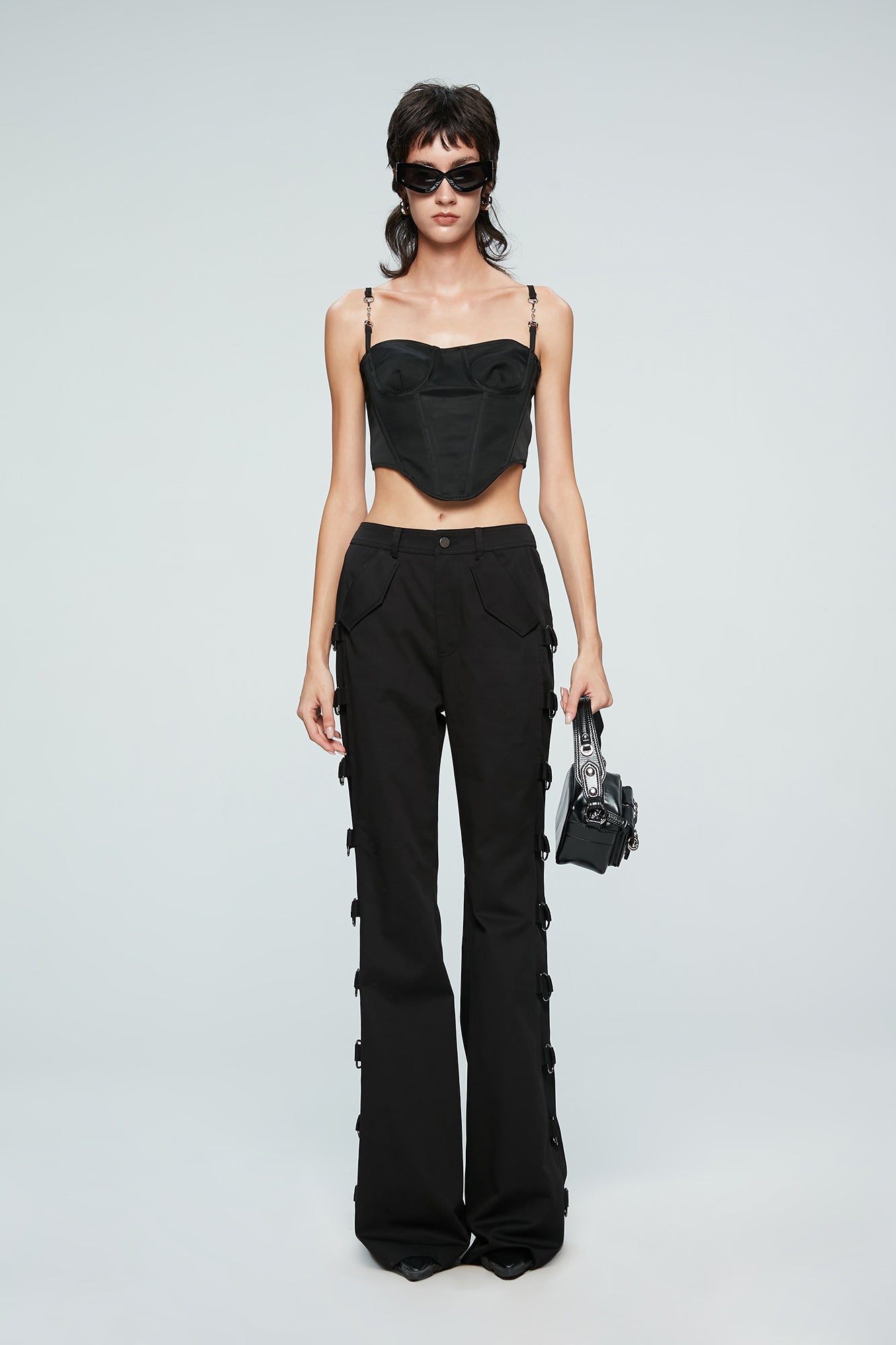 D-button bell bottoms
