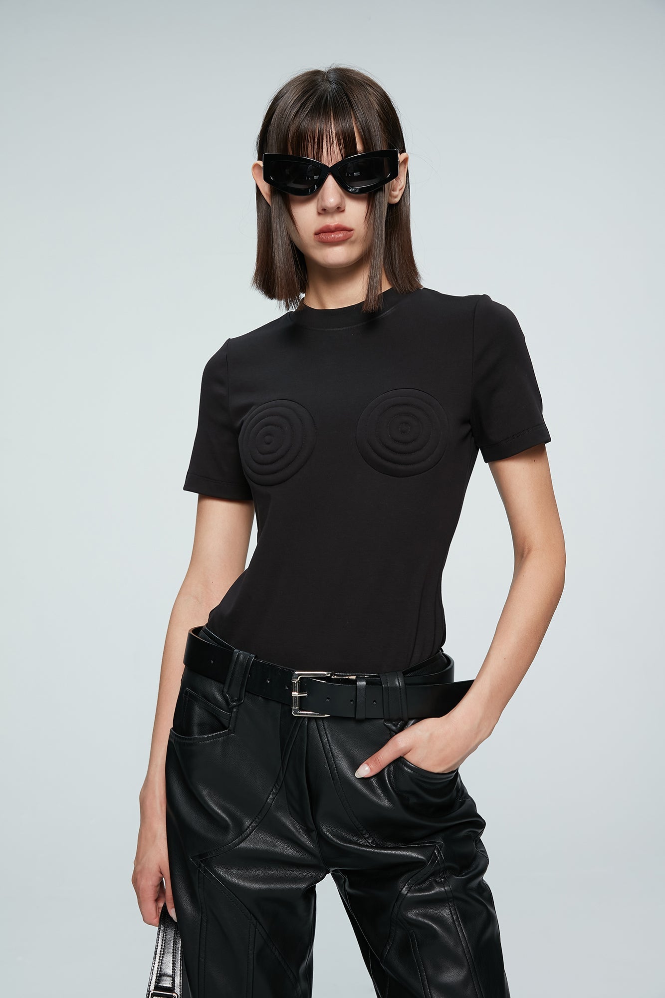 3d spiral shaped t-shirt