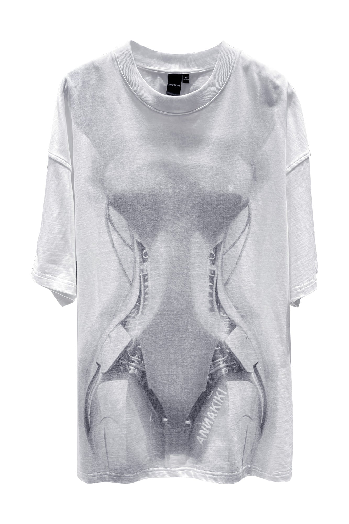 Fuzzy mechanical future touches like a t-shirt