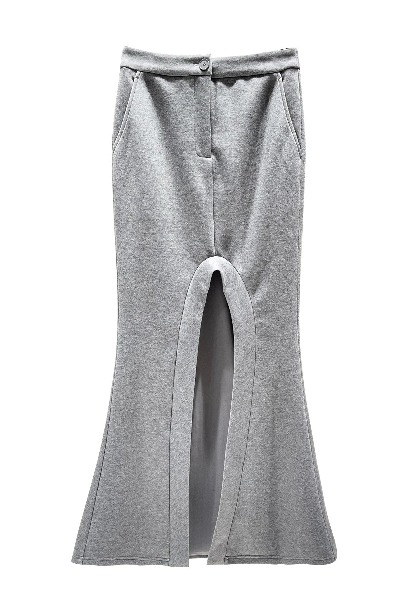 Curved split casual guard skirt