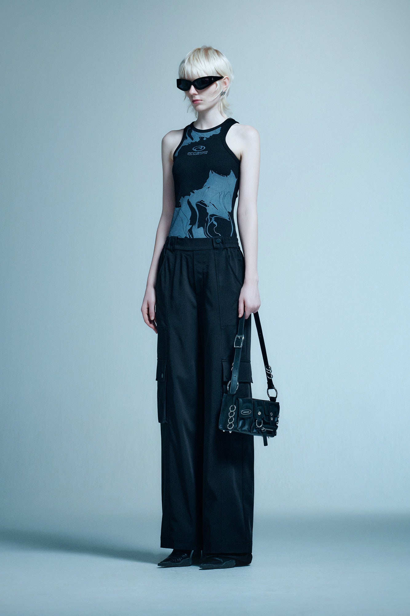 Digital floral printed vest