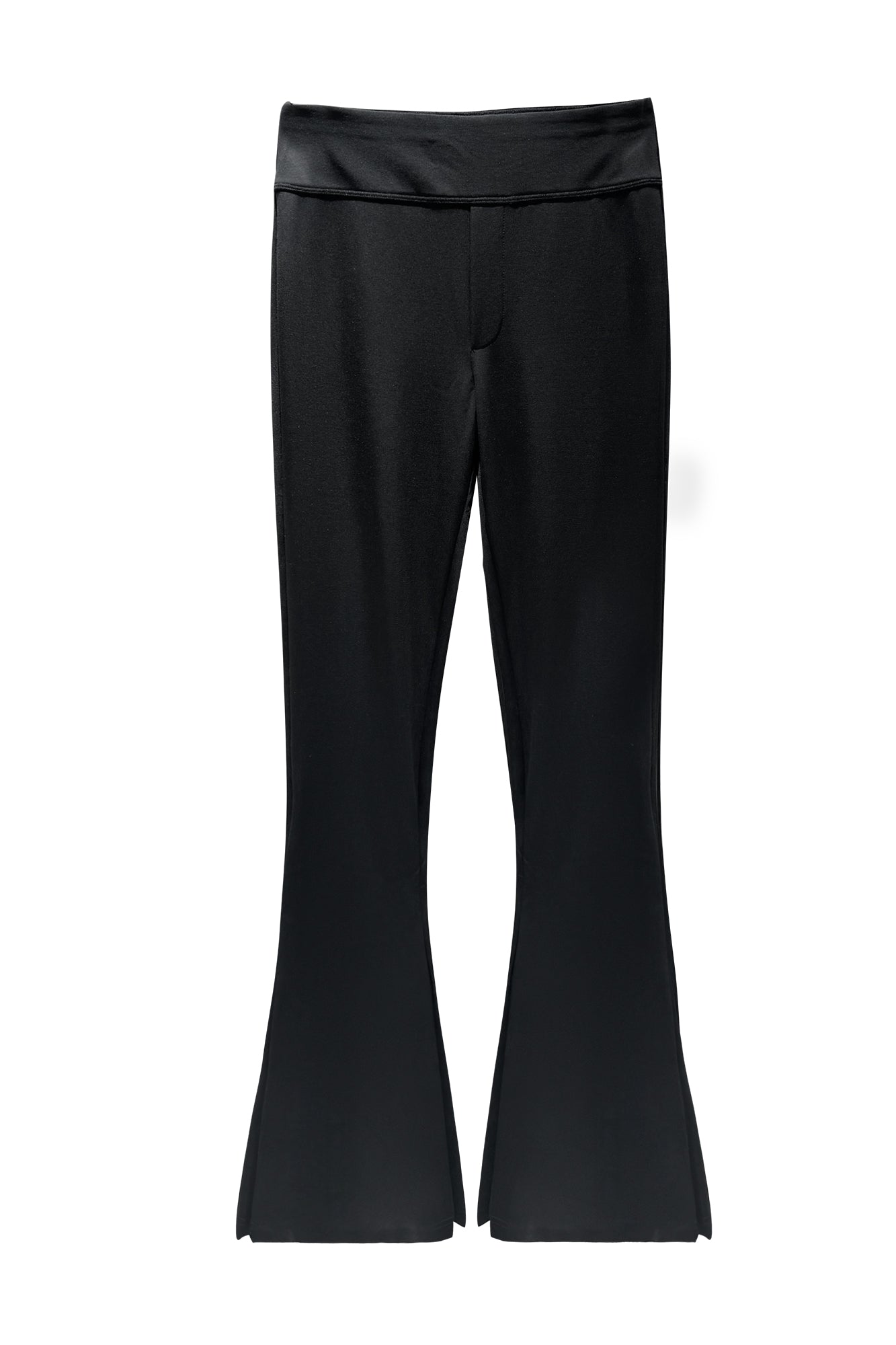 Live pleat slim fit mid-rise trousers