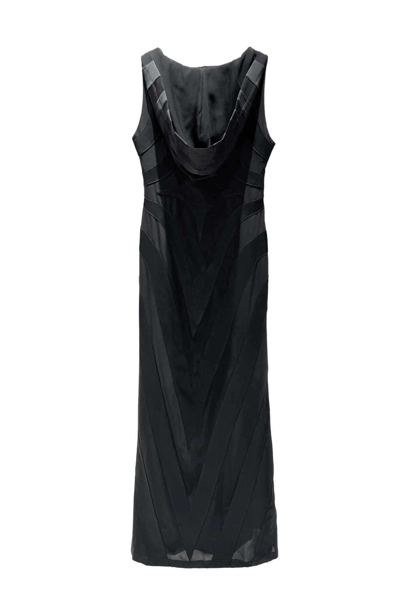 Four-star acetate collage dress