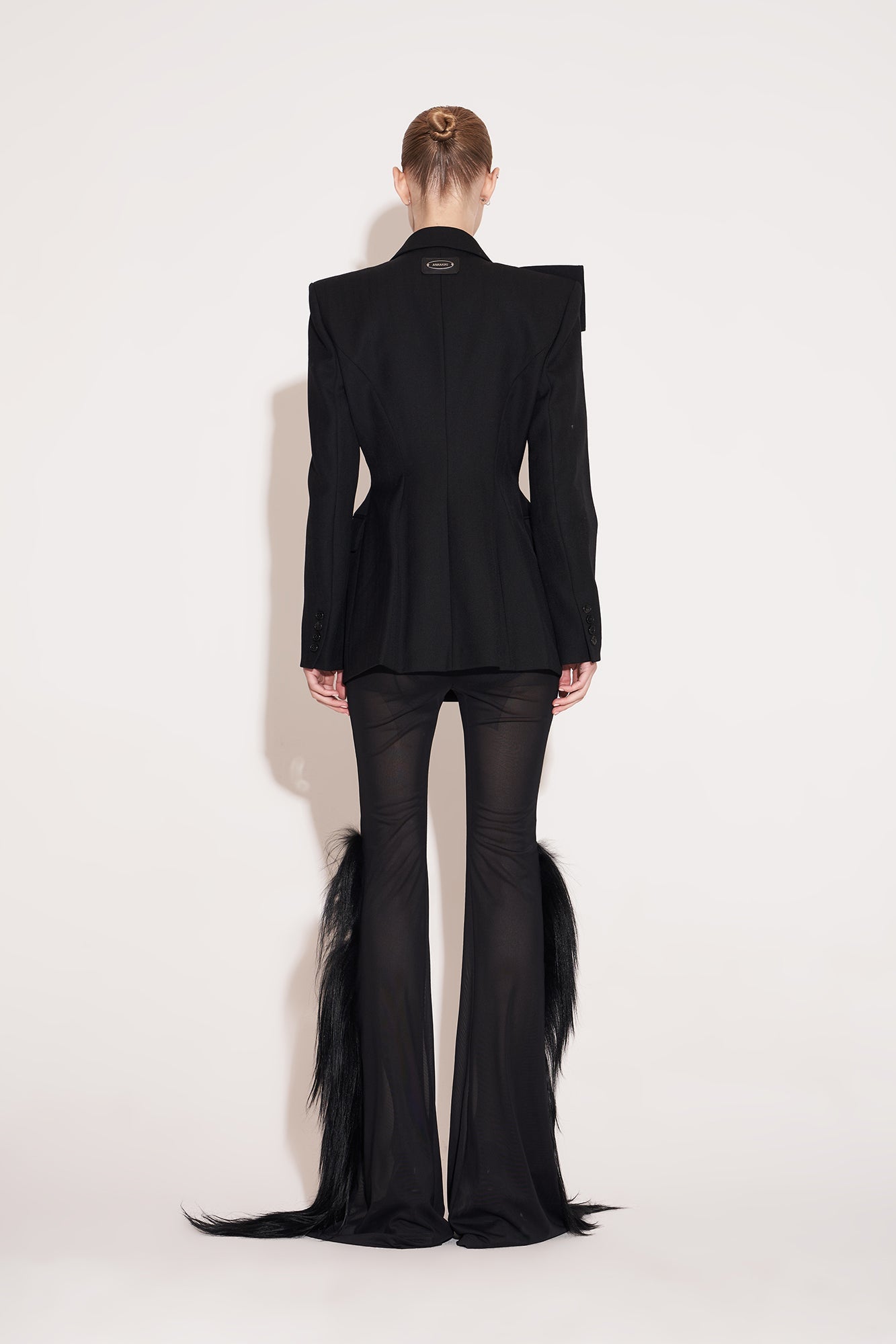 Worsted fleece fly piece suit