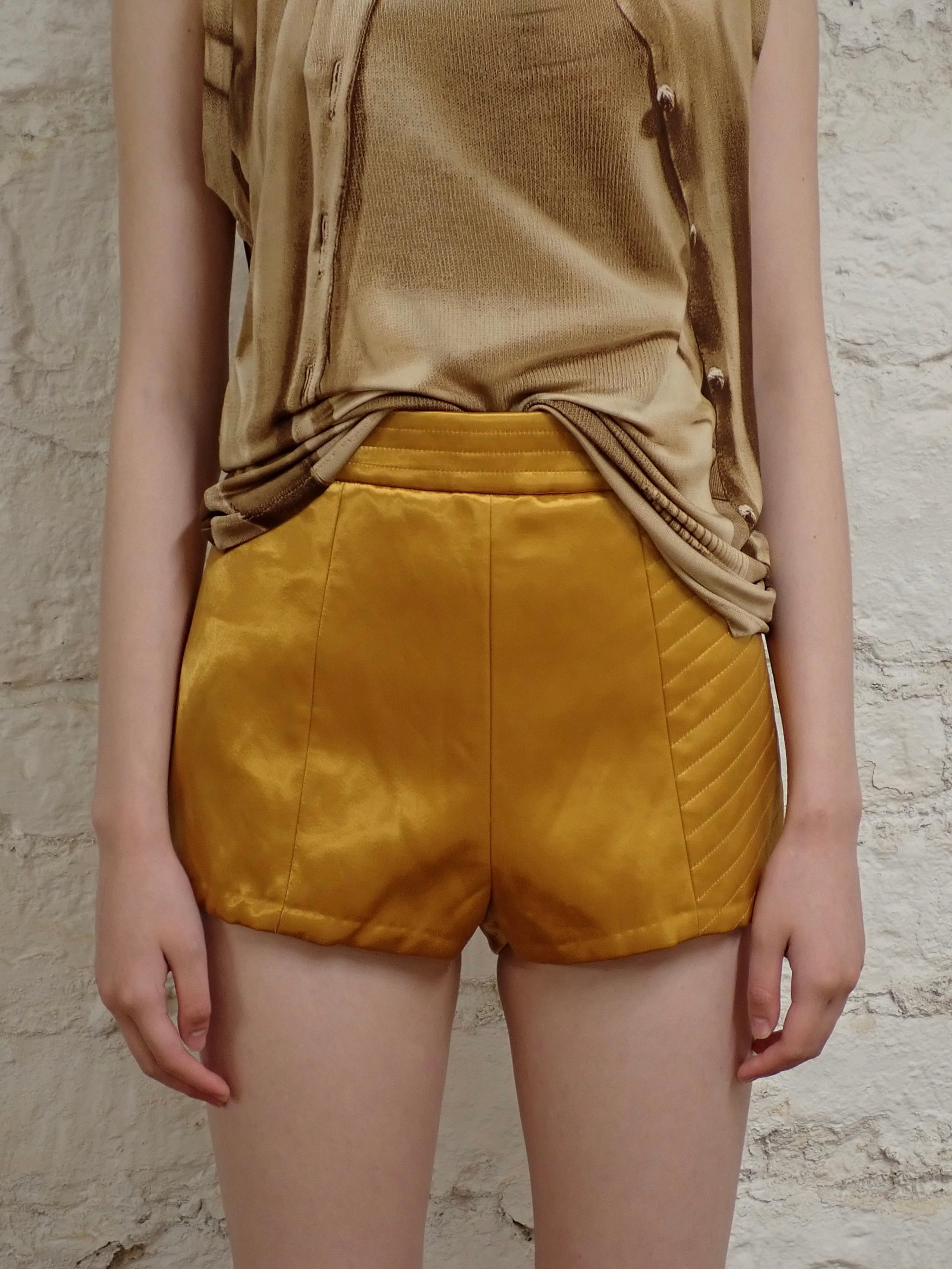 Dries van noten satin shorts