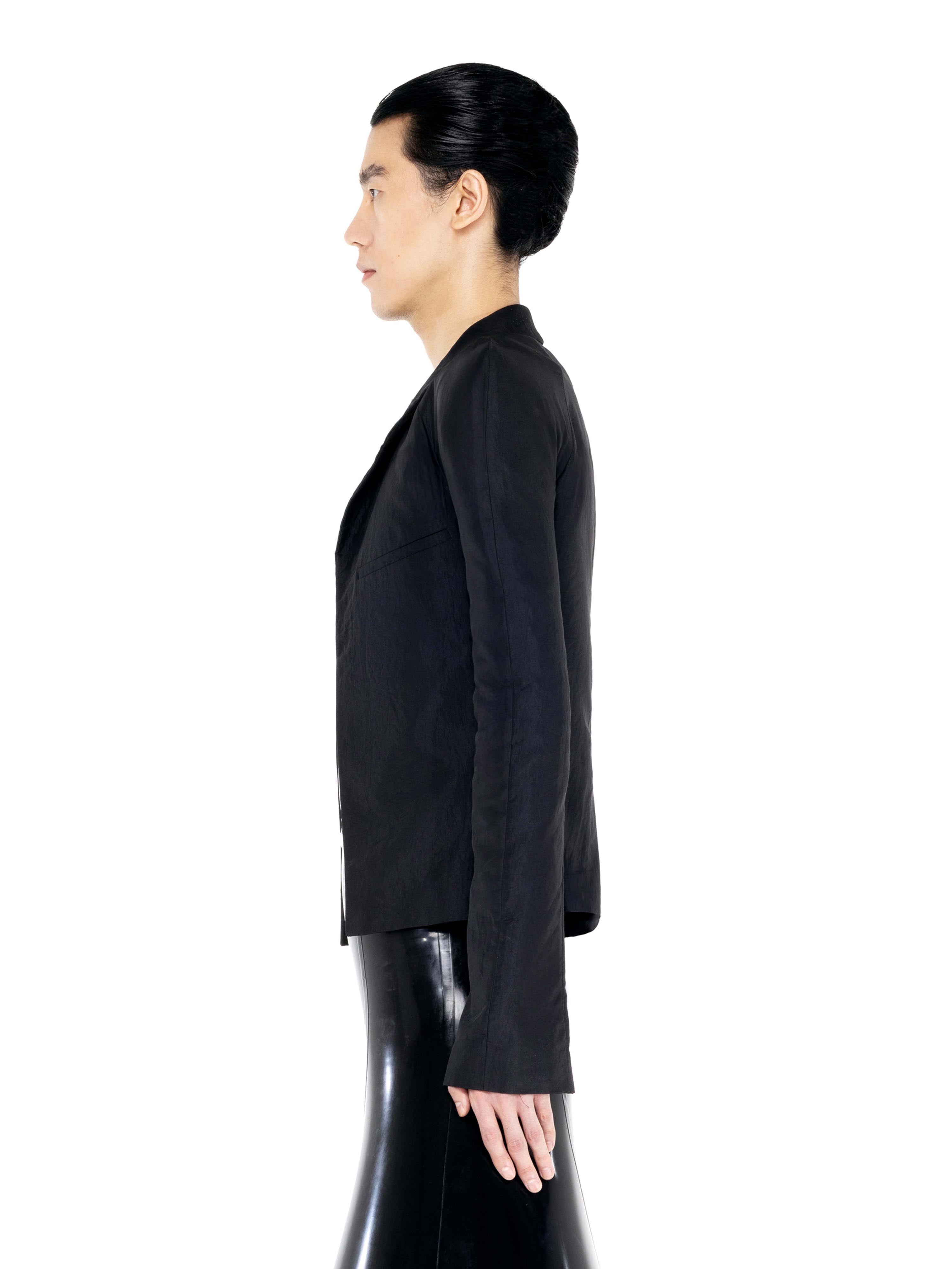 Stone blazer - black