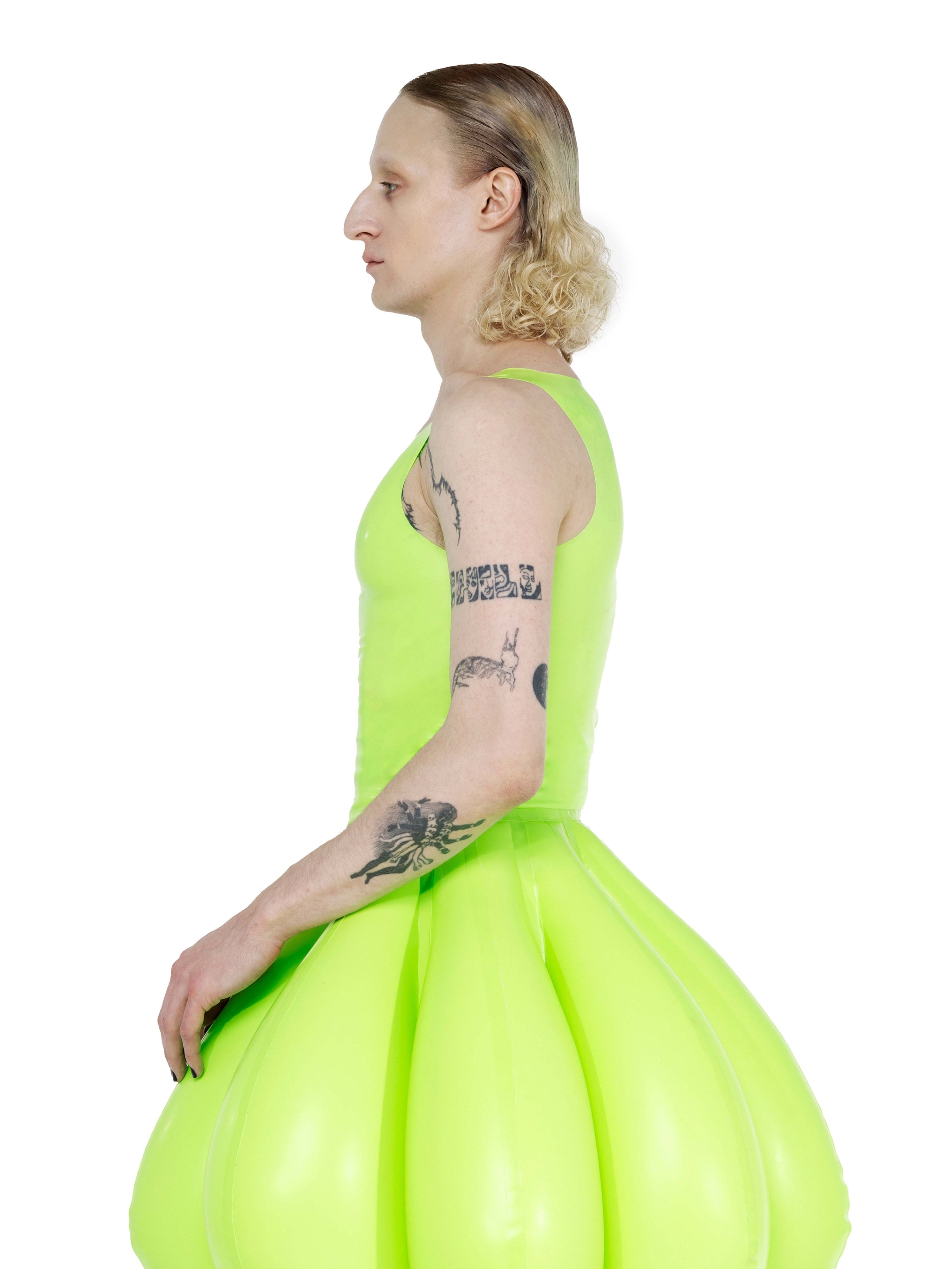 Essential latex tank - lime