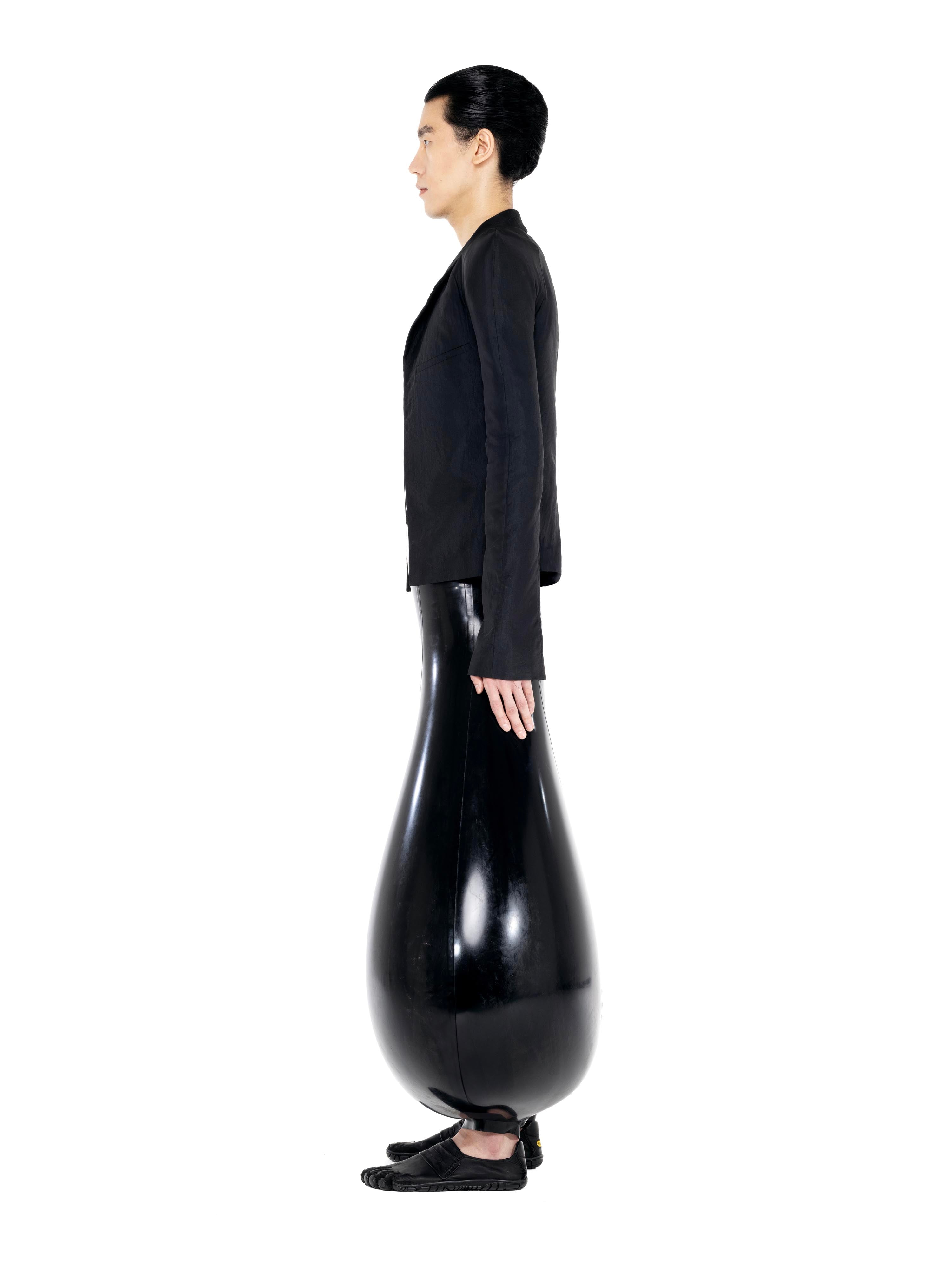 Stone blazer - black