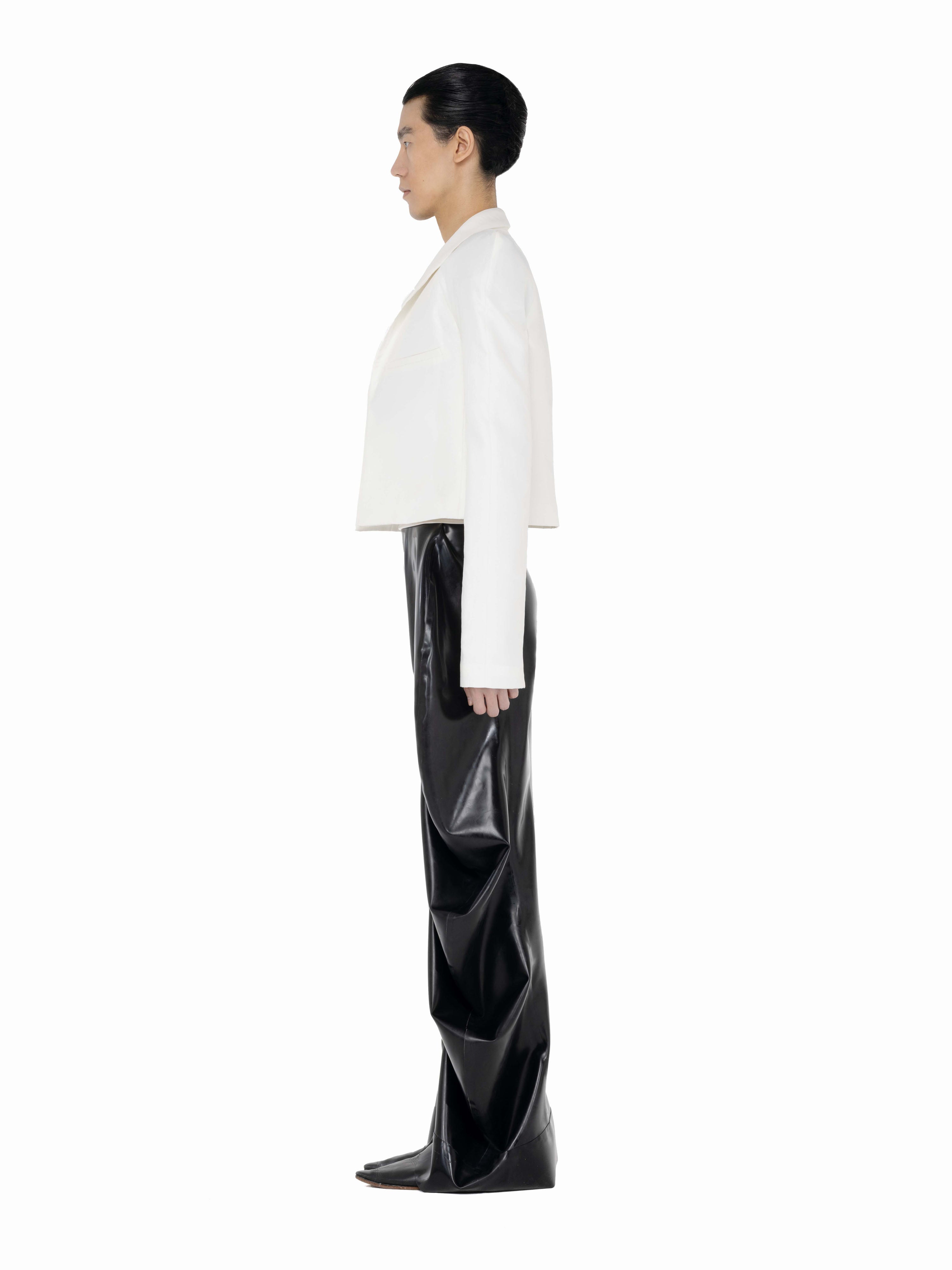 Stone blazer - white