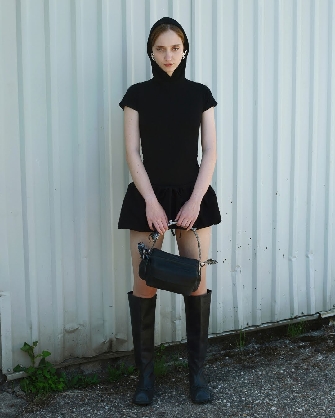 Ss24 hooded t-shirt dress