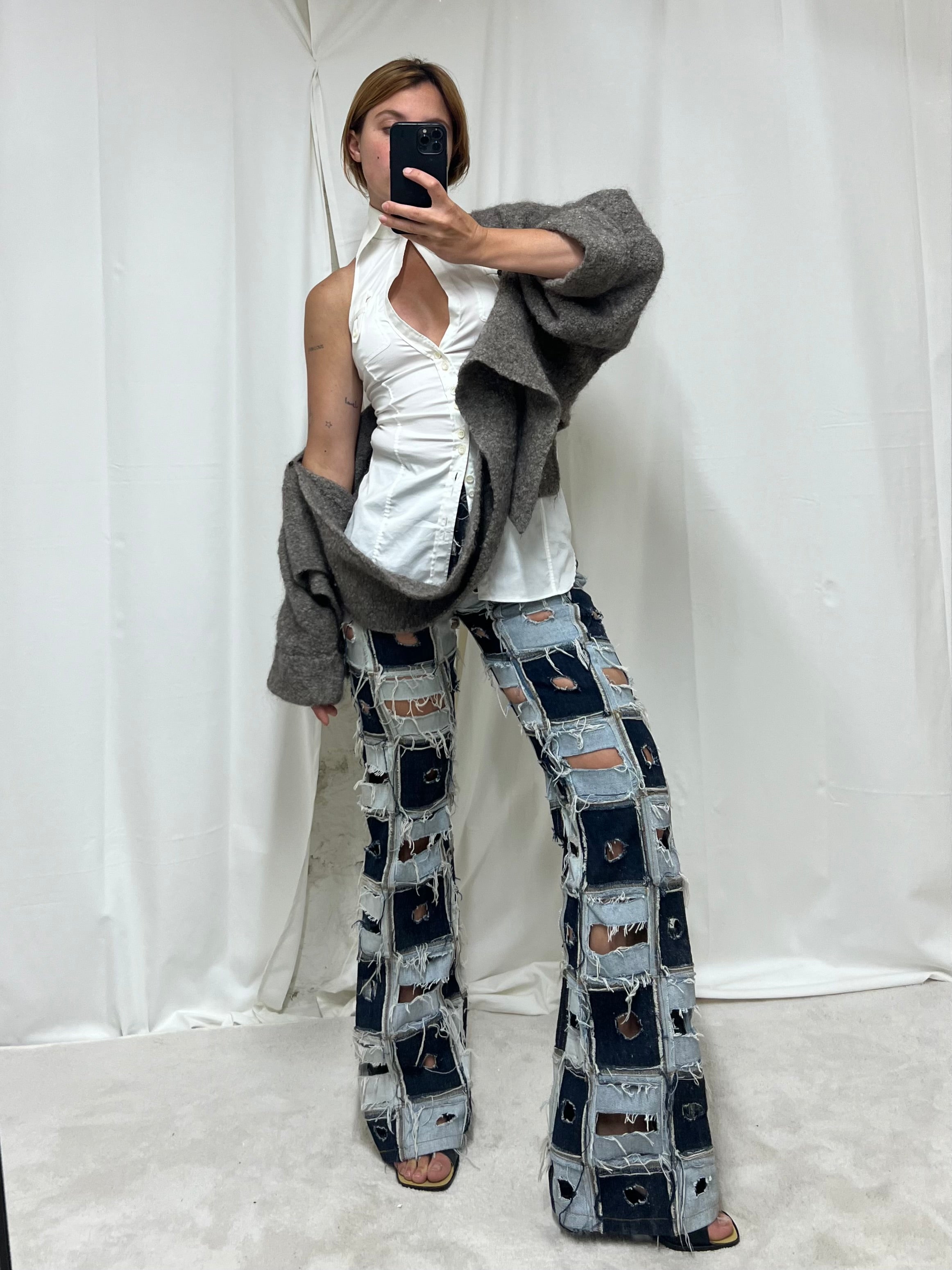 Deconstructed denim
