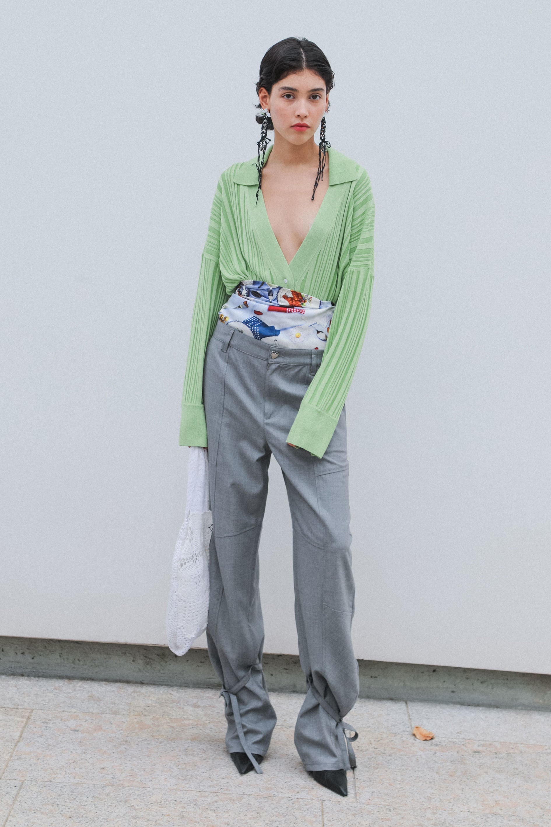 Lazy tailored pants