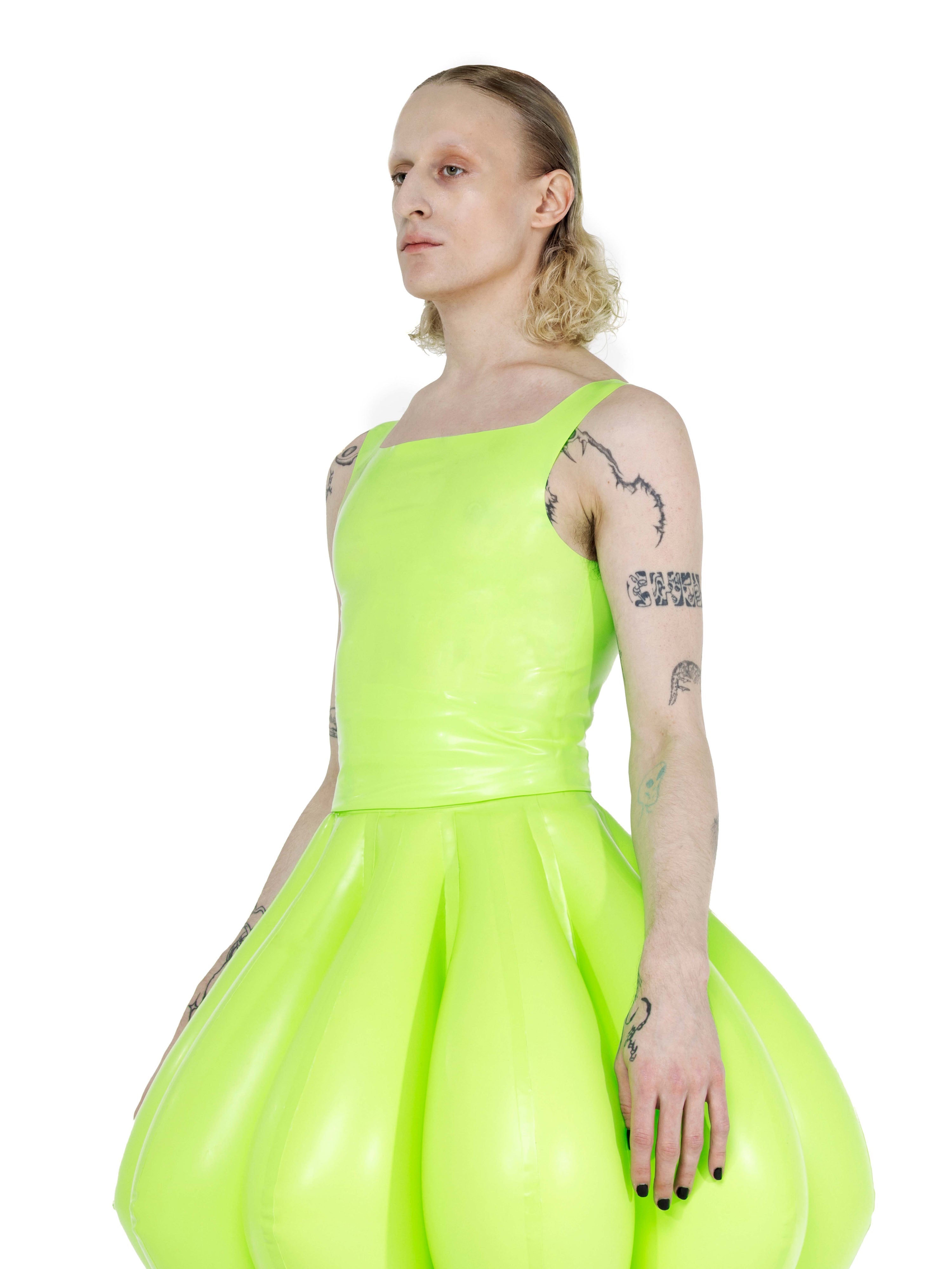Essential latex tank - lime
