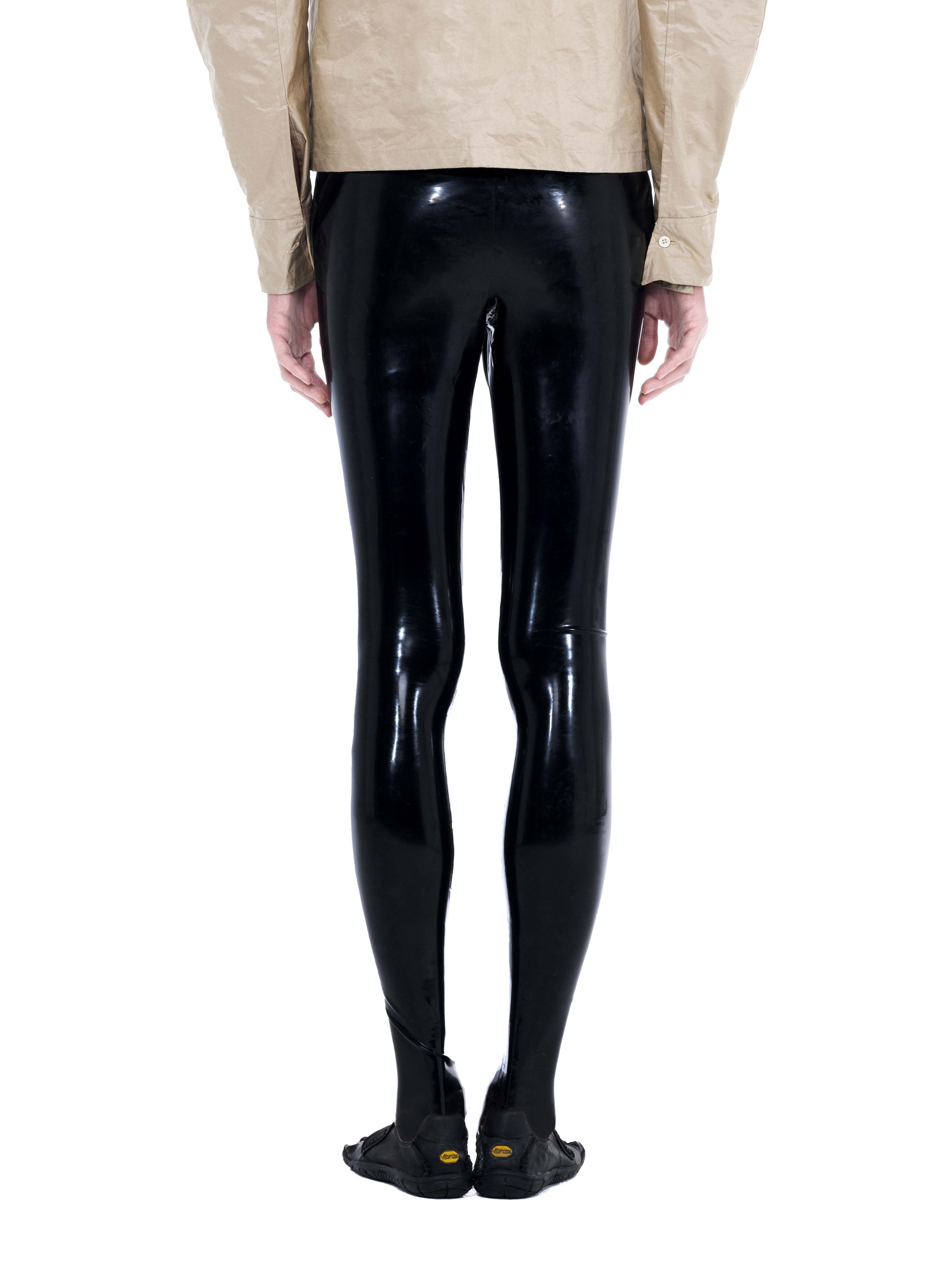 Essential latex tights - black