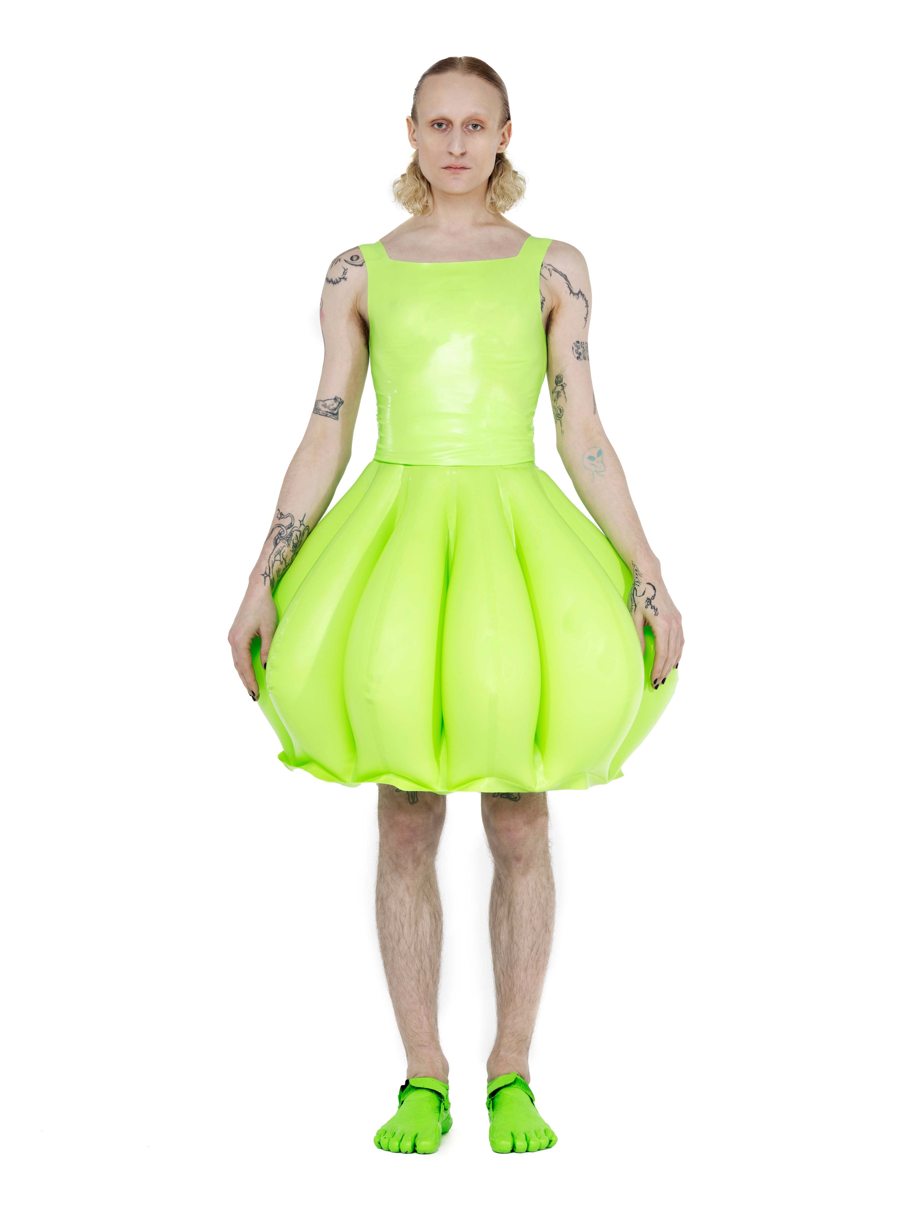 Essential latex tank - lime