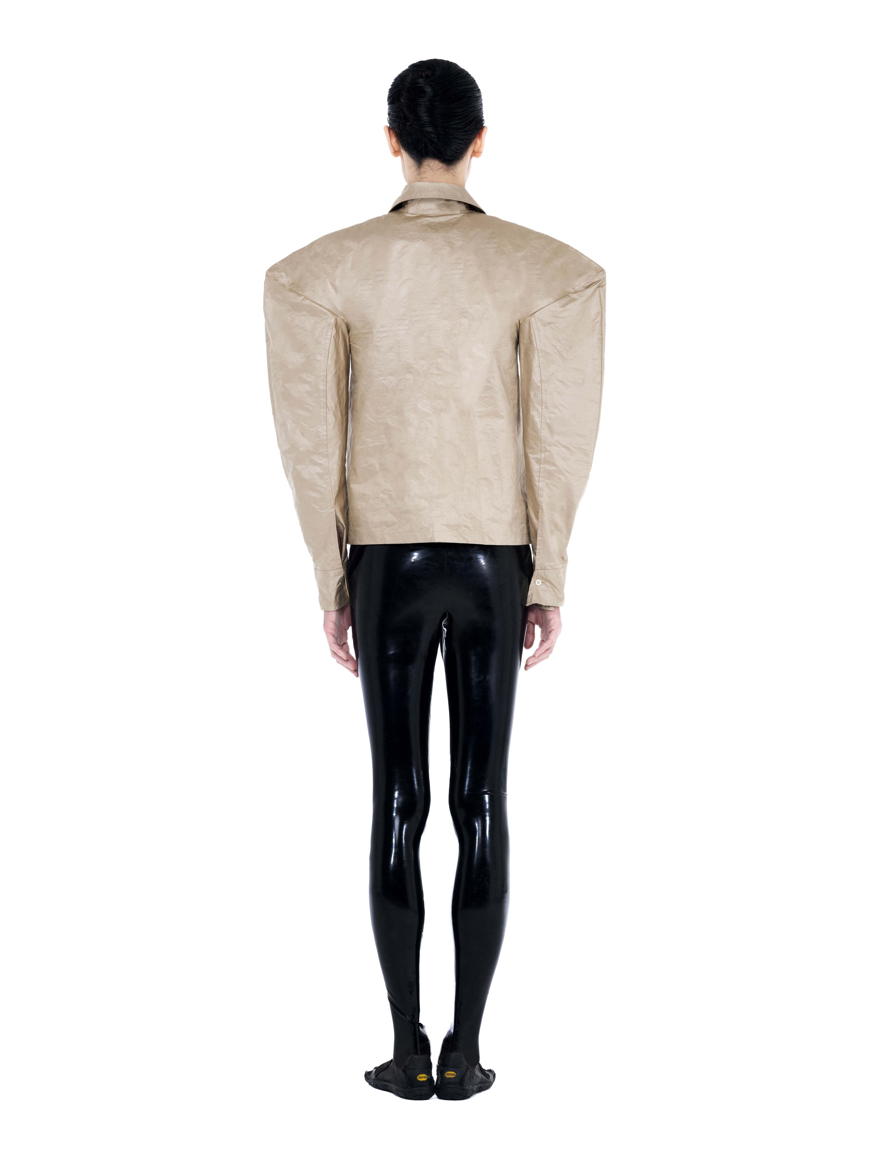 Essential latex tights - black
