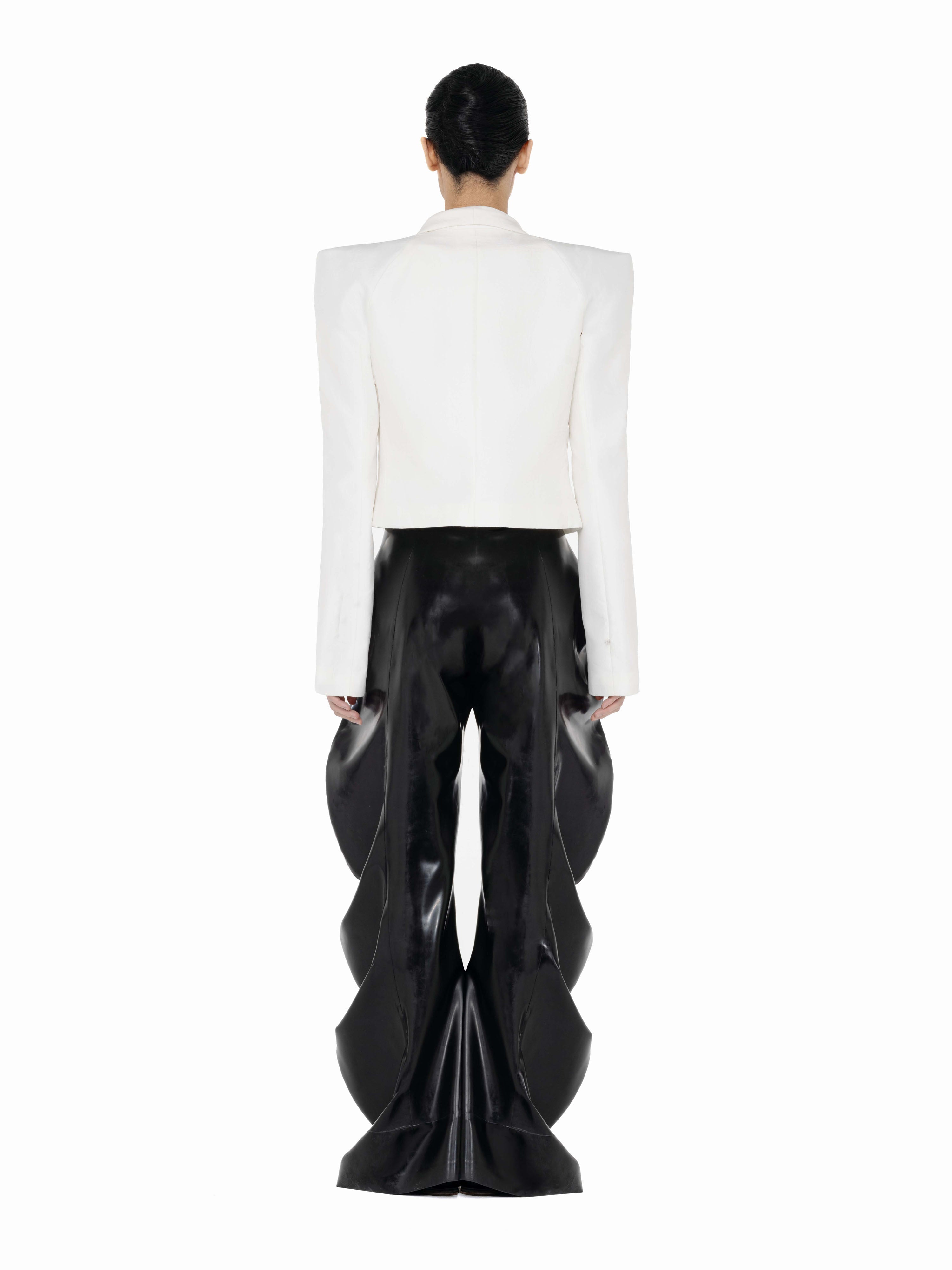 Stone blazer - white