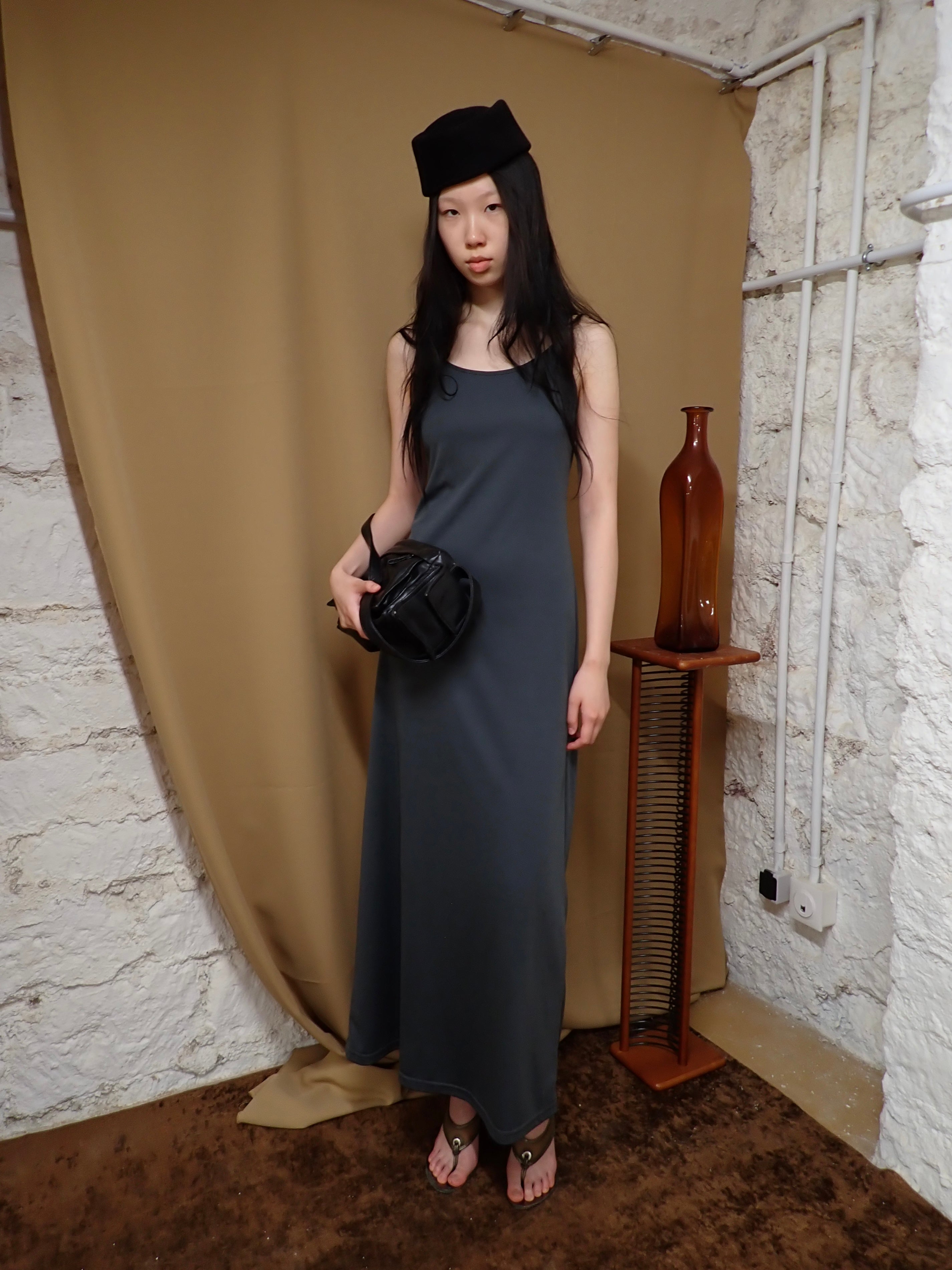 Maxi grey dress