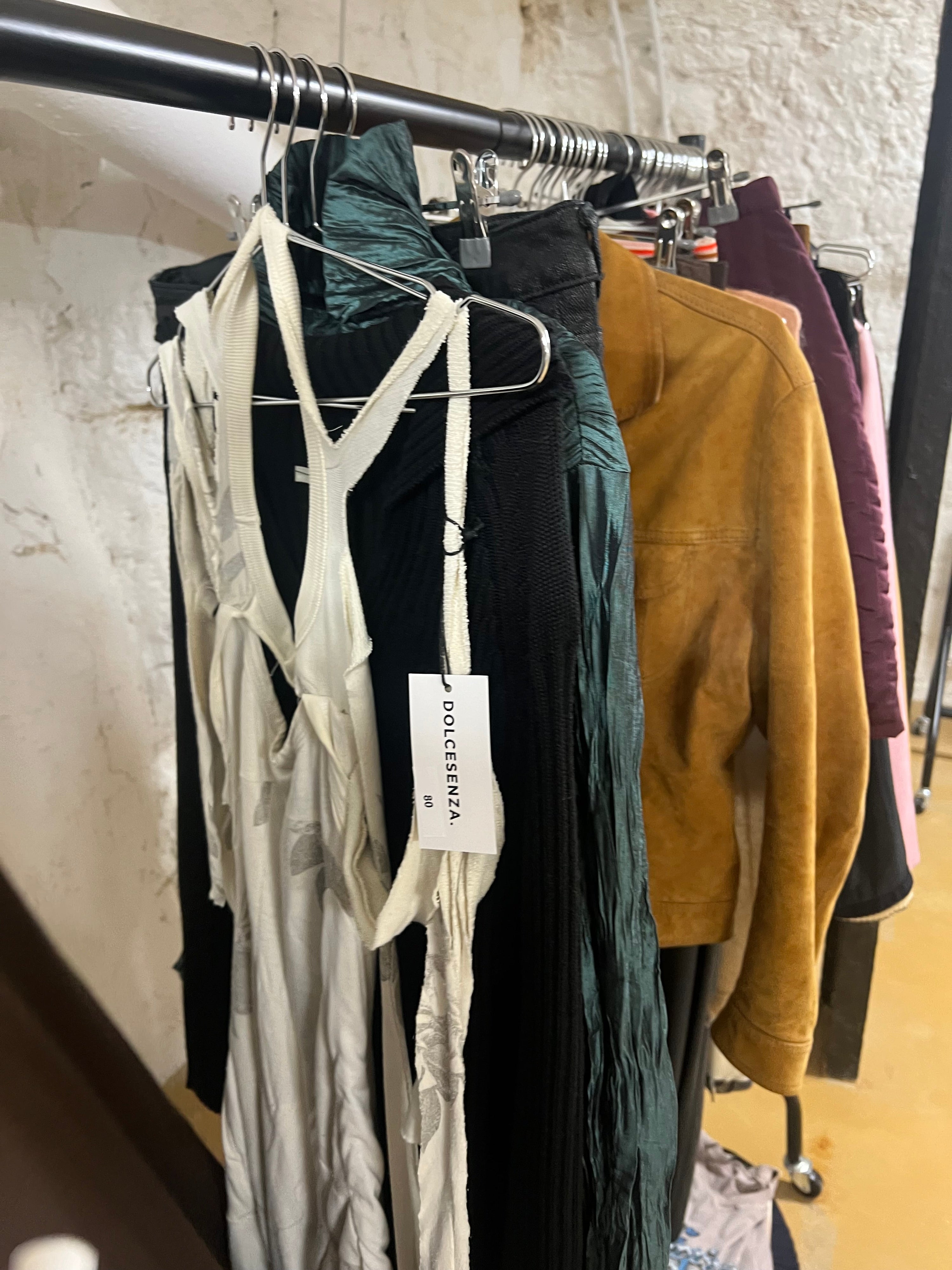 Deconstructed white dress