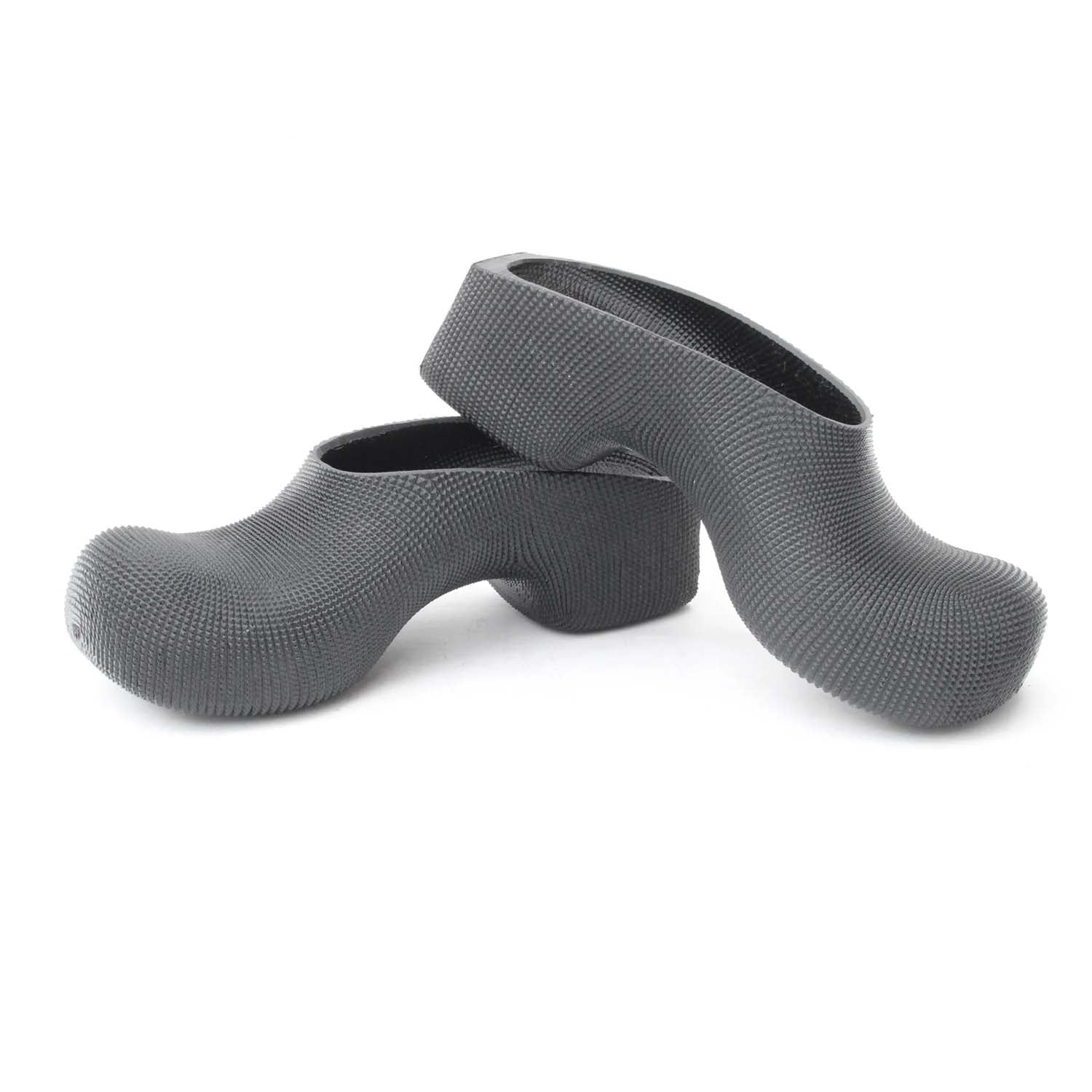 Heeled clogs - black