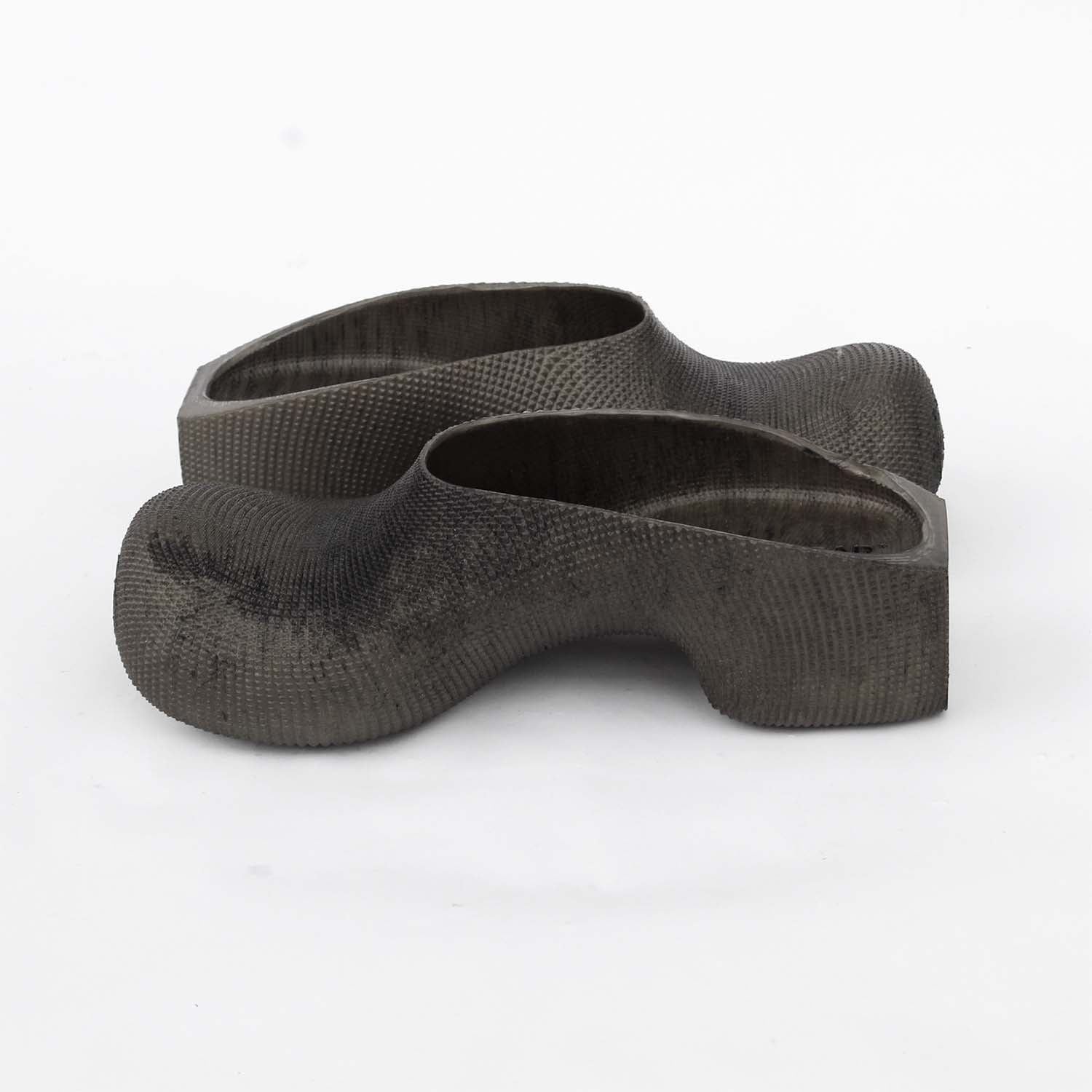 Heeled clogs - dark (brownish)