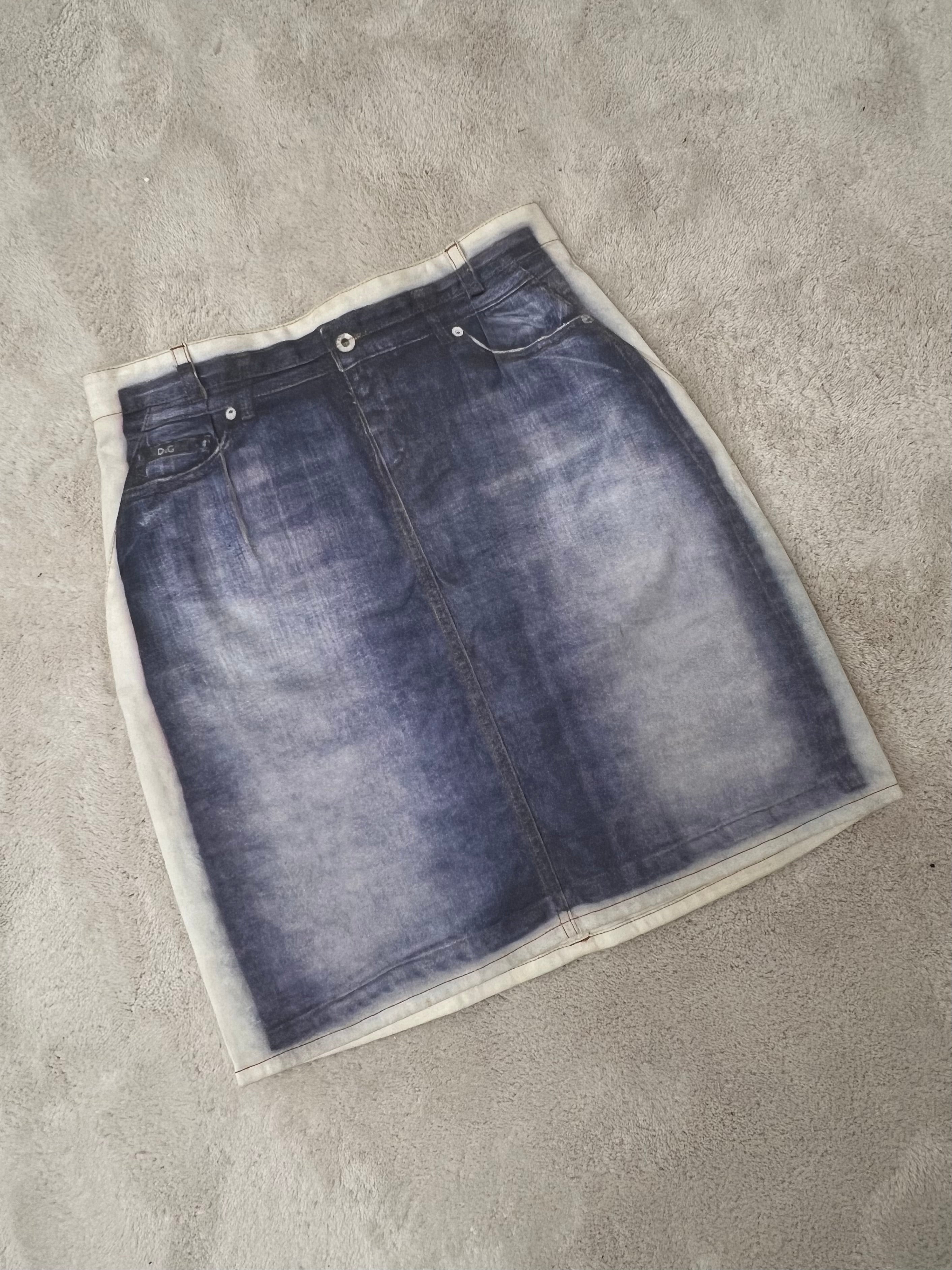 D&g trompe-l'œil skirt