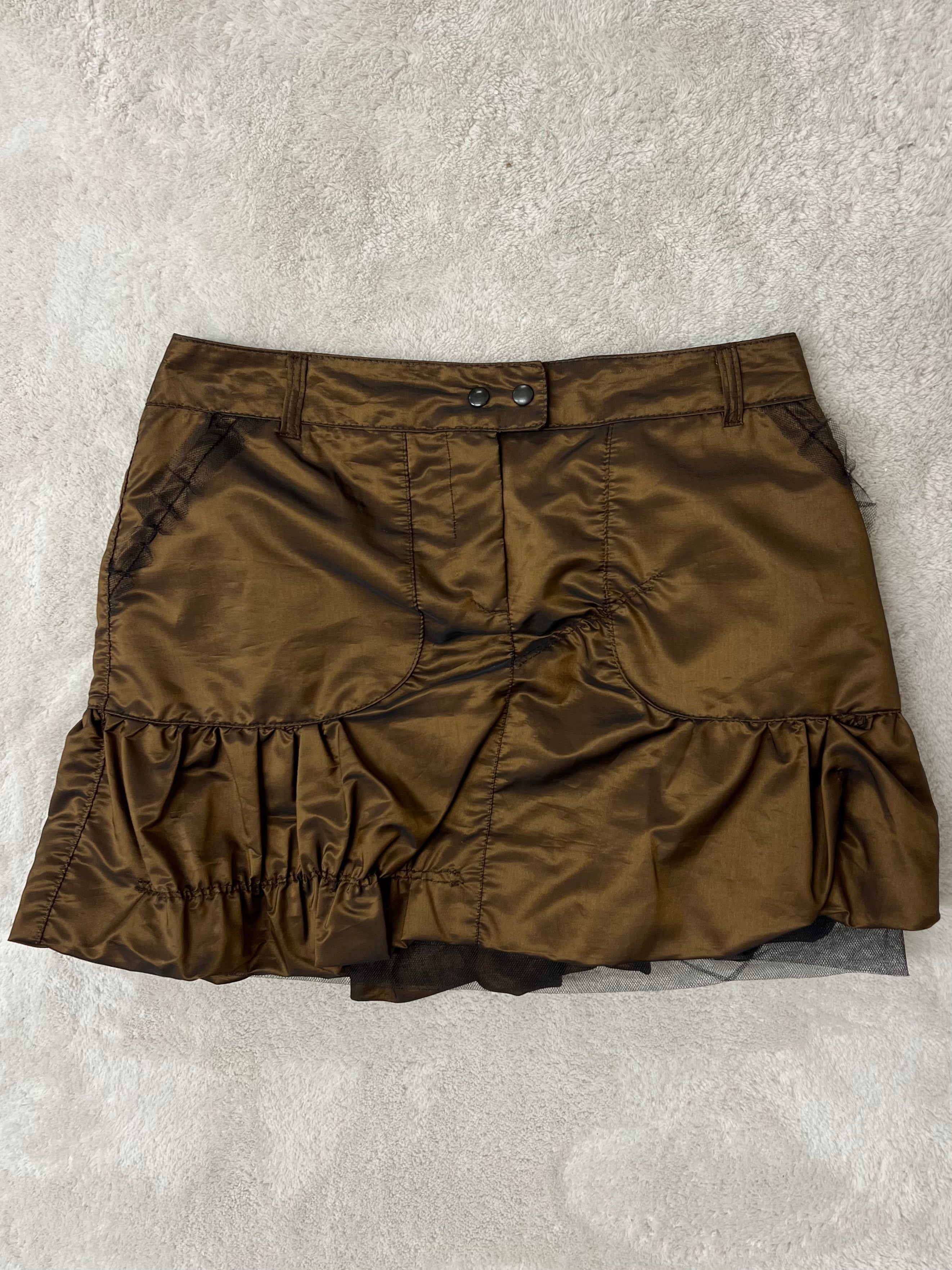 Balloon mini skirt
