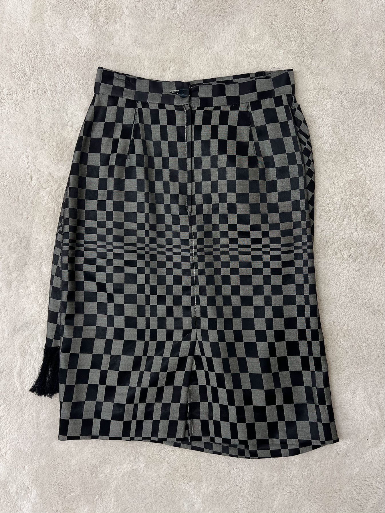 Checkered skirt