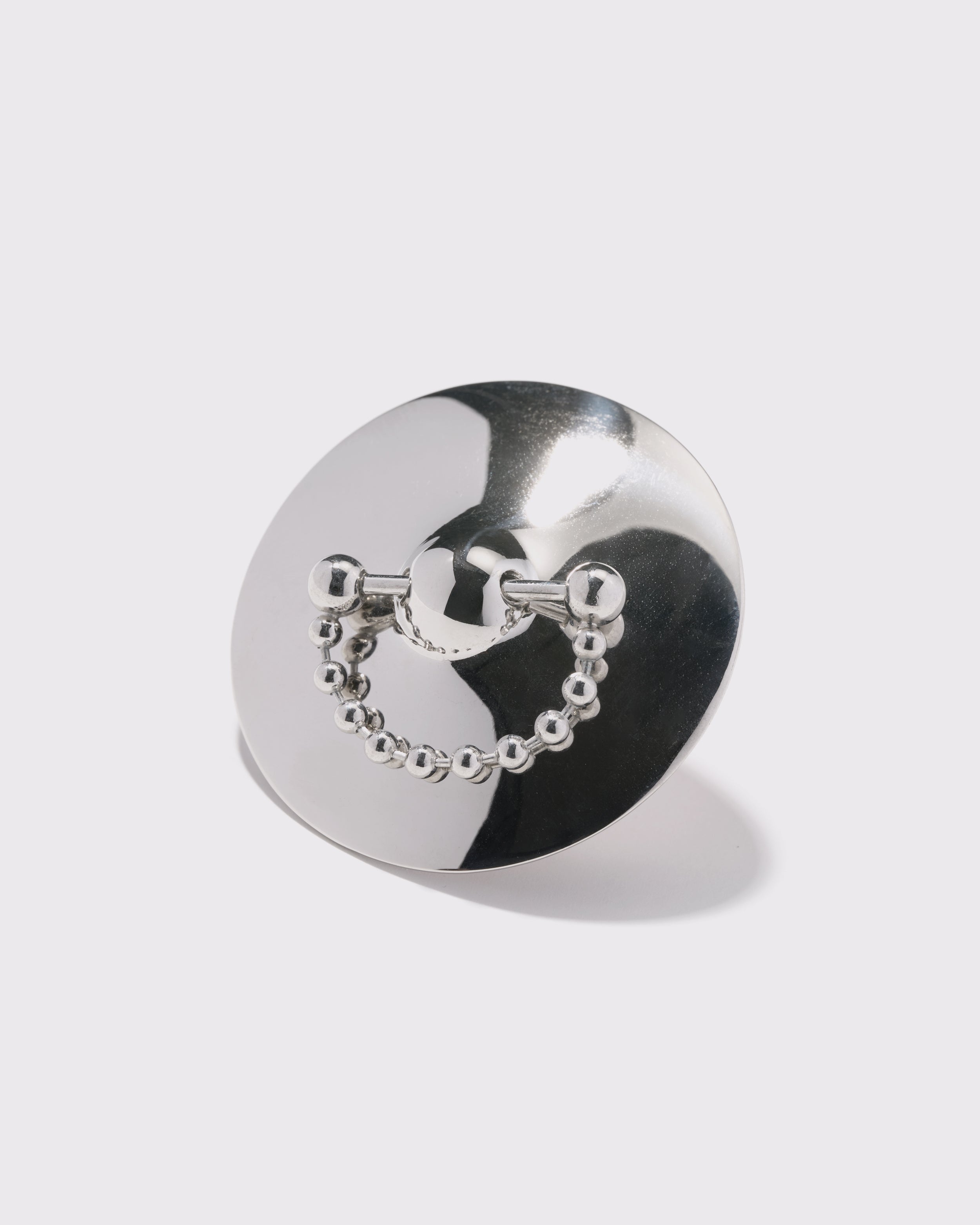 Lamina barbell brooch
