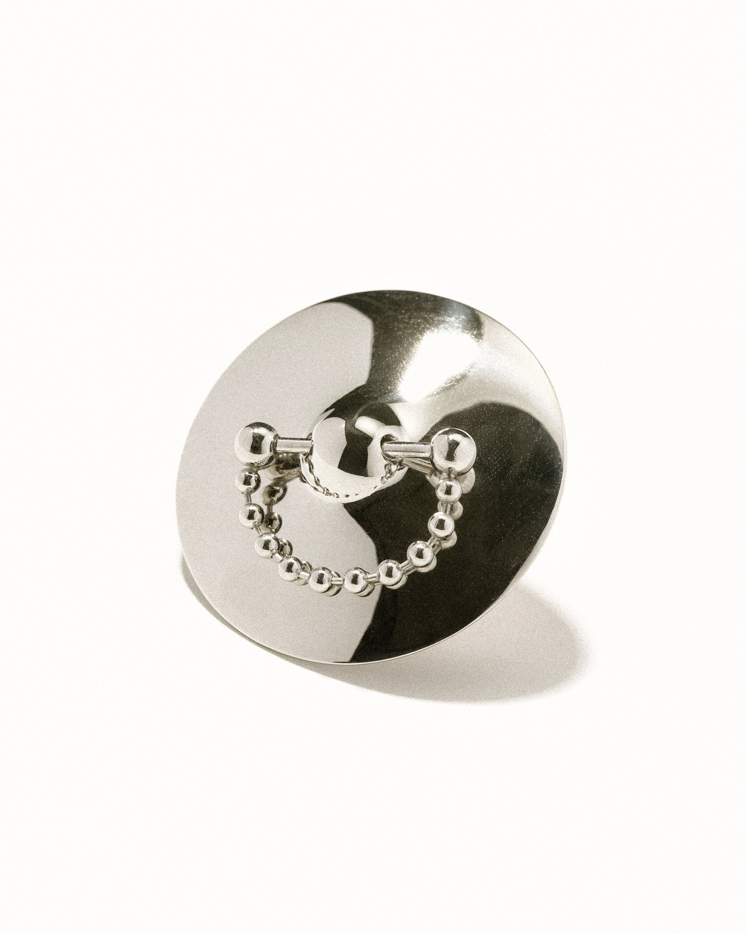 Lamina barbell brooch