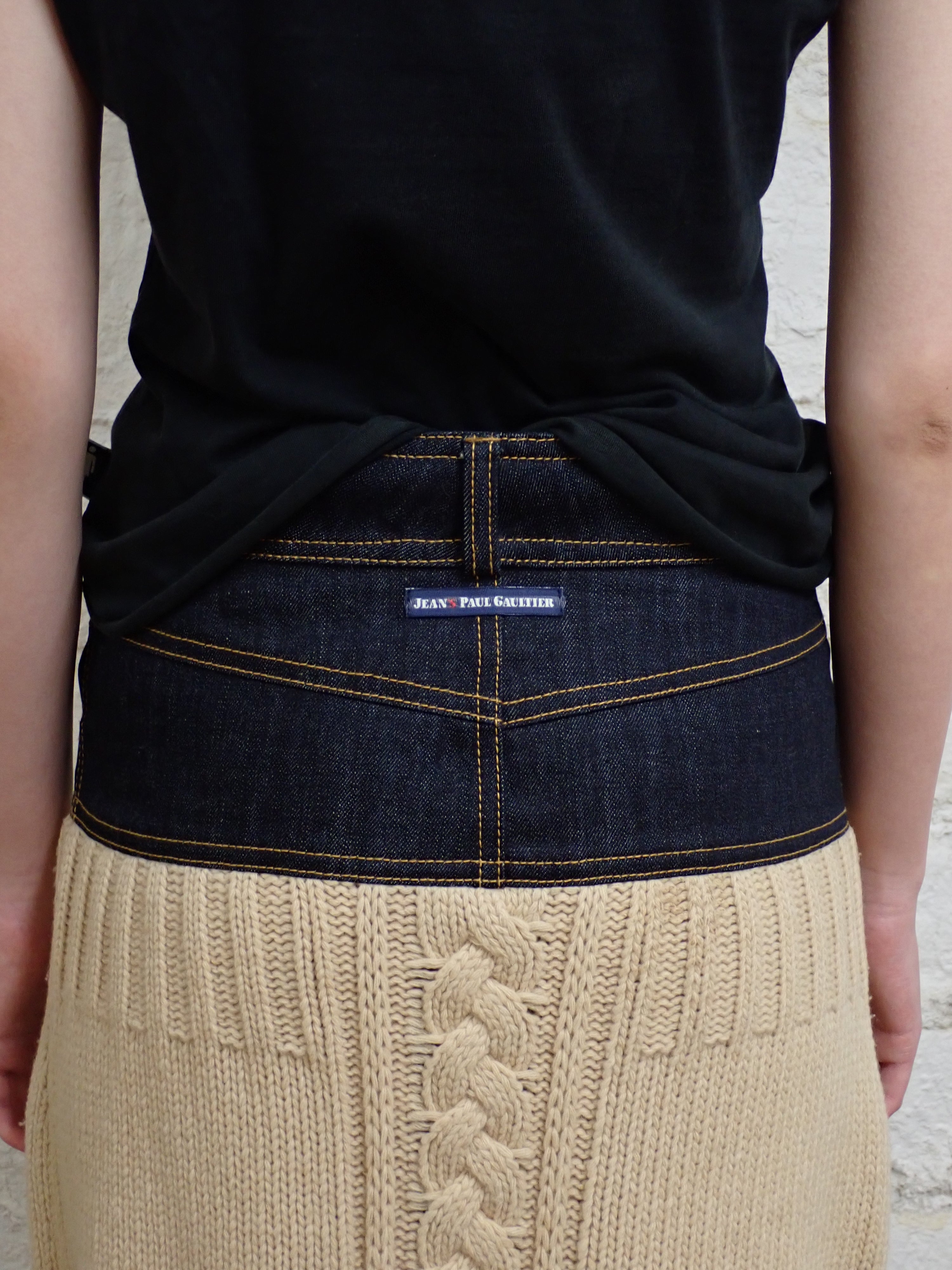 Jean paul gaultier midi skirt