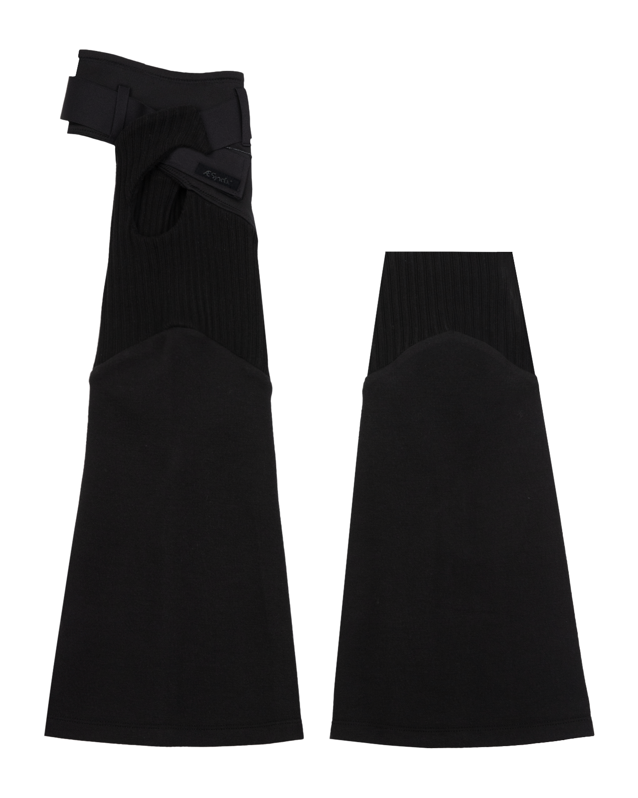 Asymmetric leg warmer