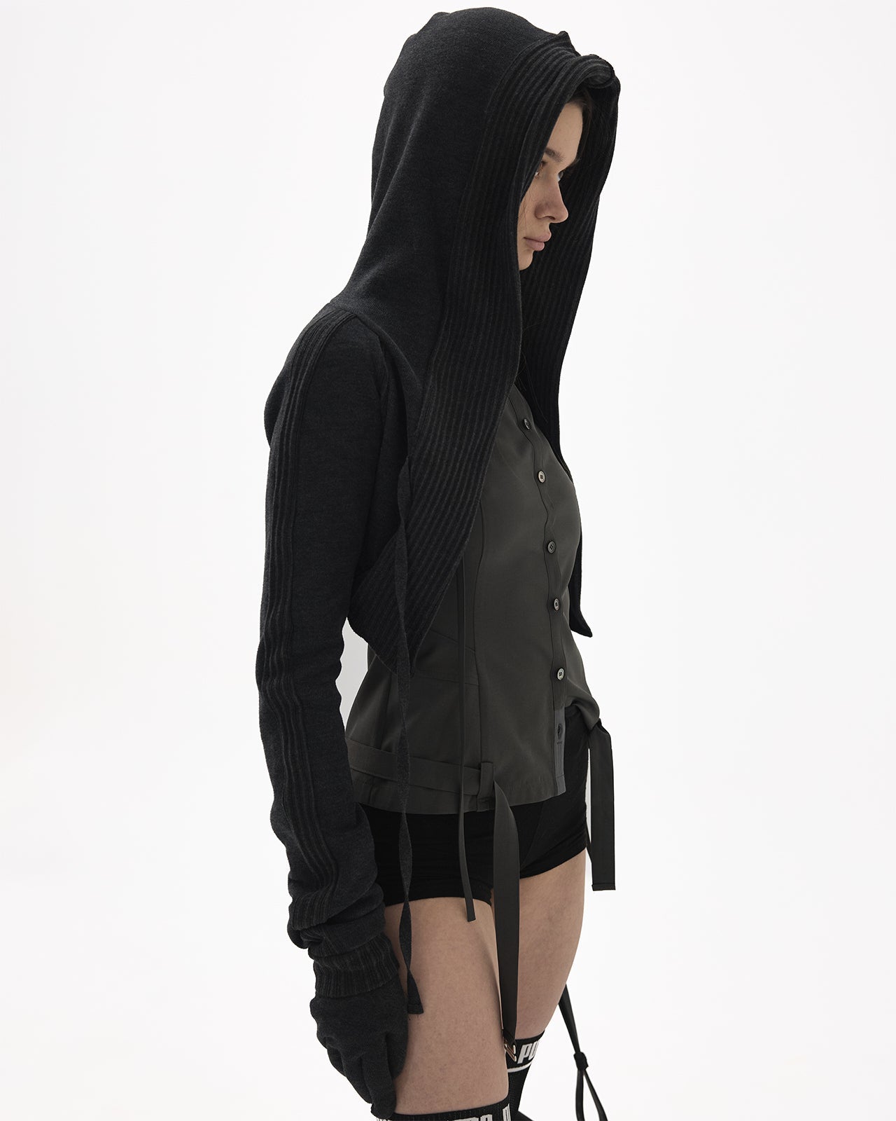 Hooded bolero