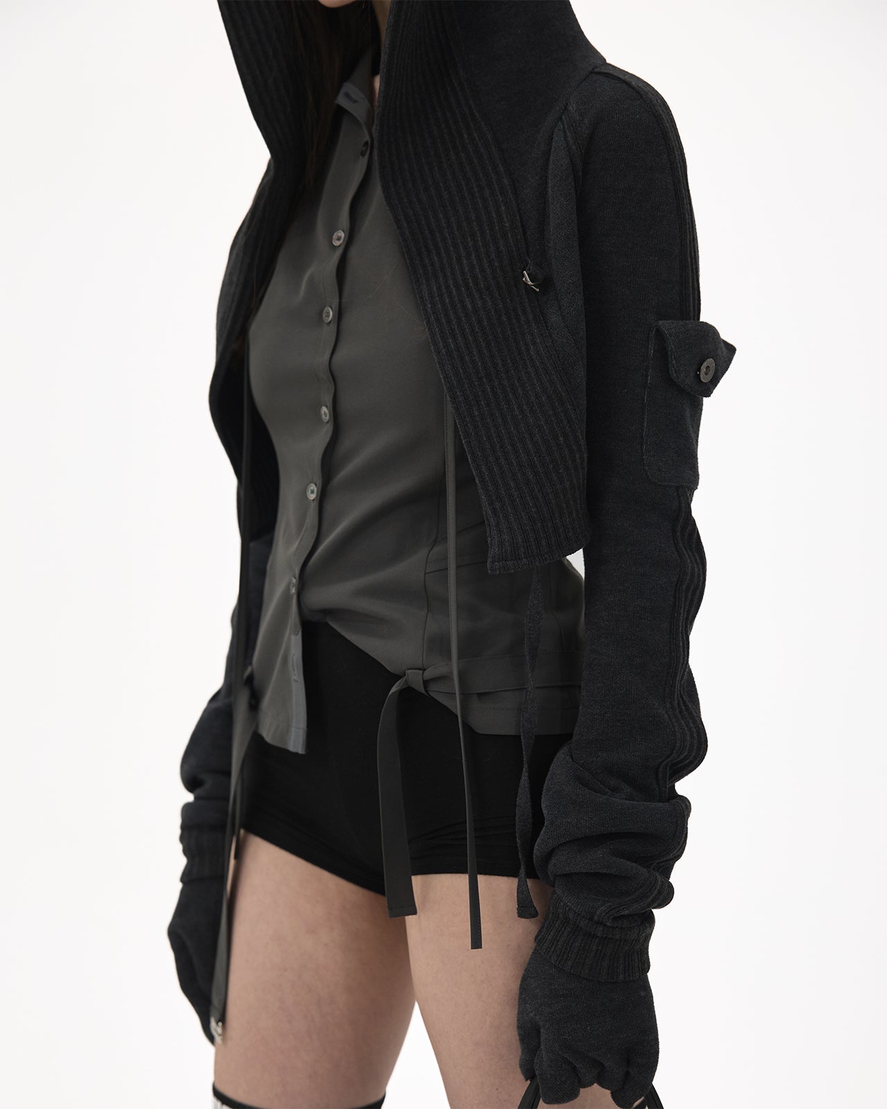 Hooded bolero