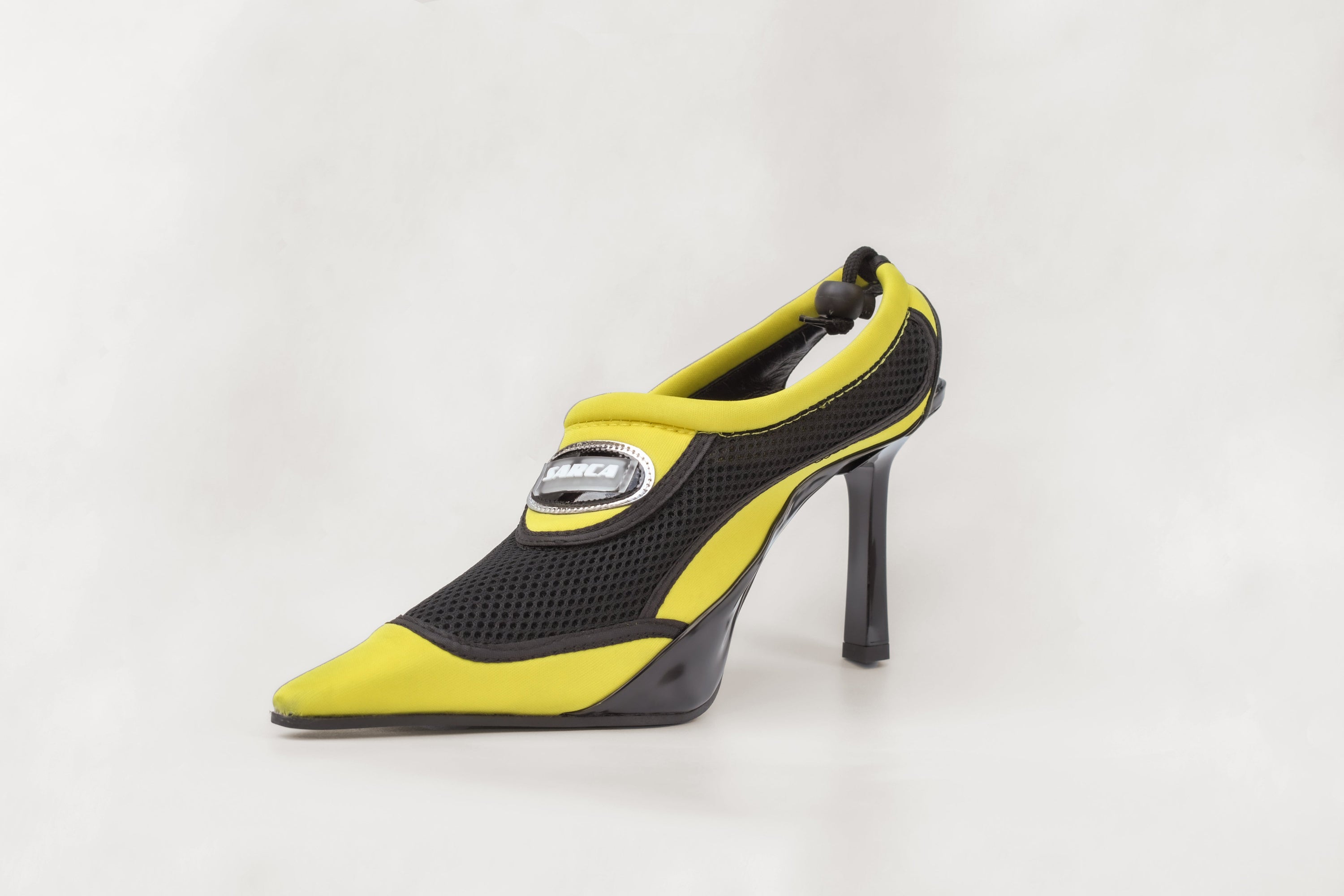 Ss23 aqua heel black/yellow