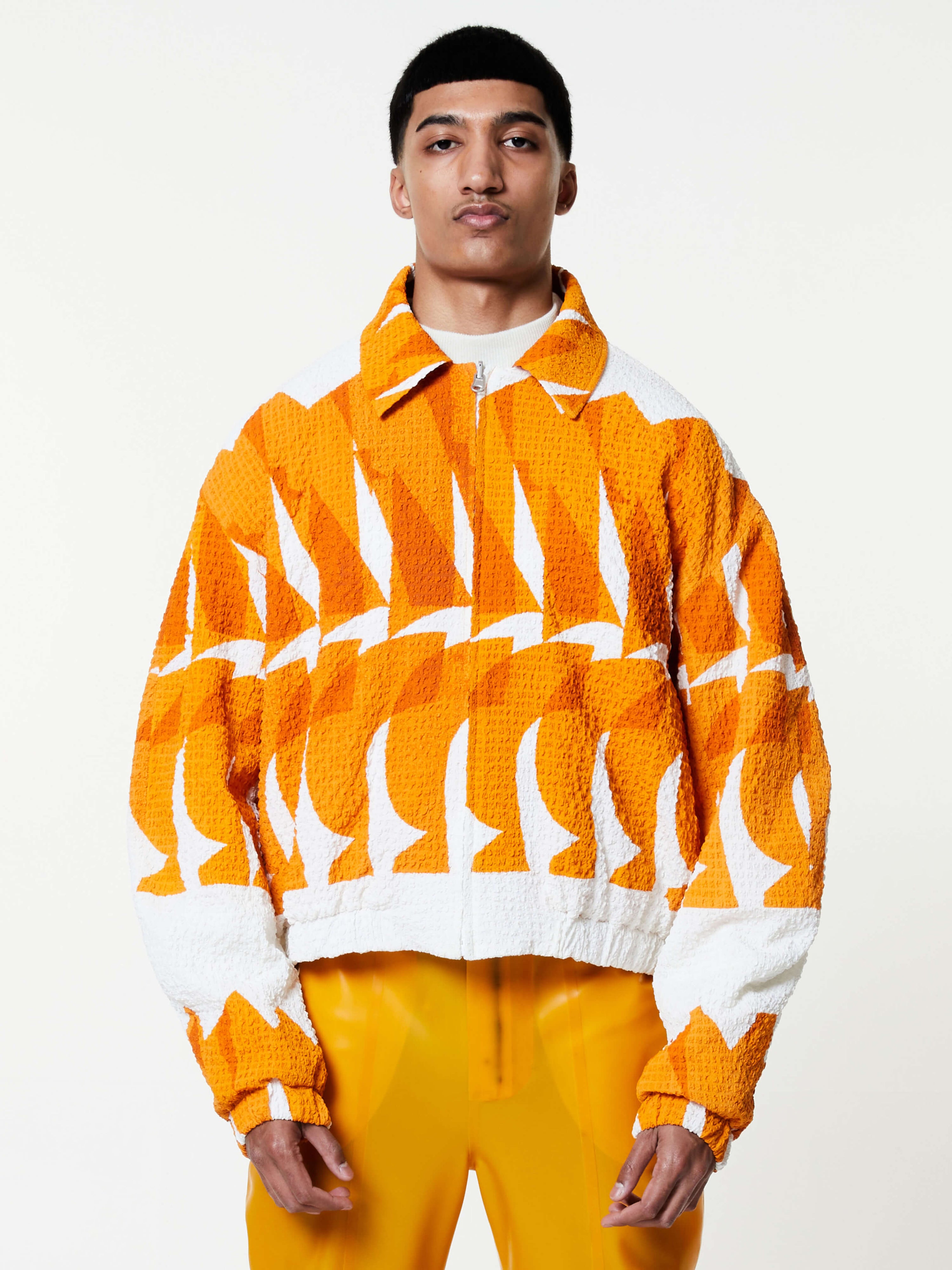 Printed light weight jacket