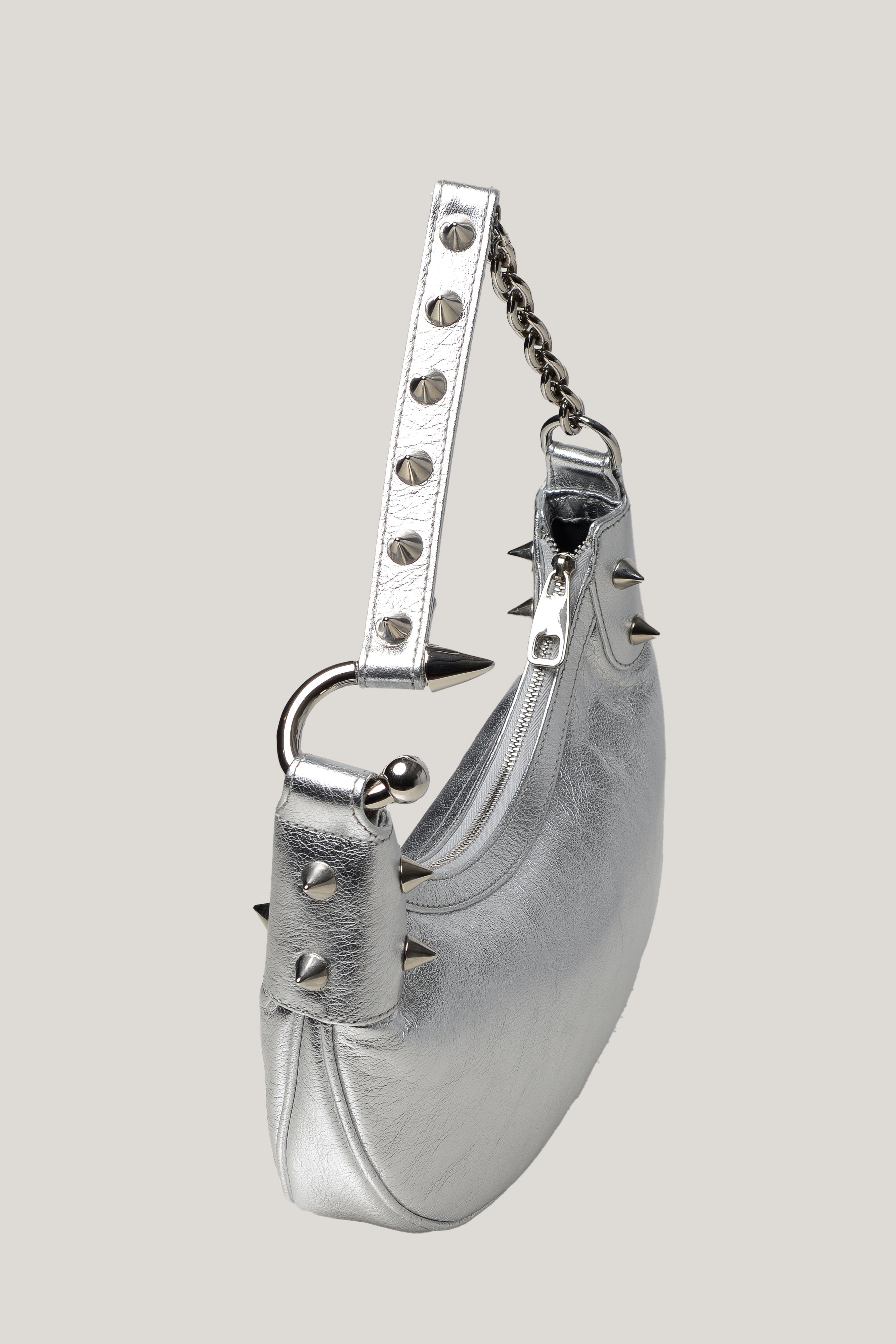 Safhobo spikes medium silver